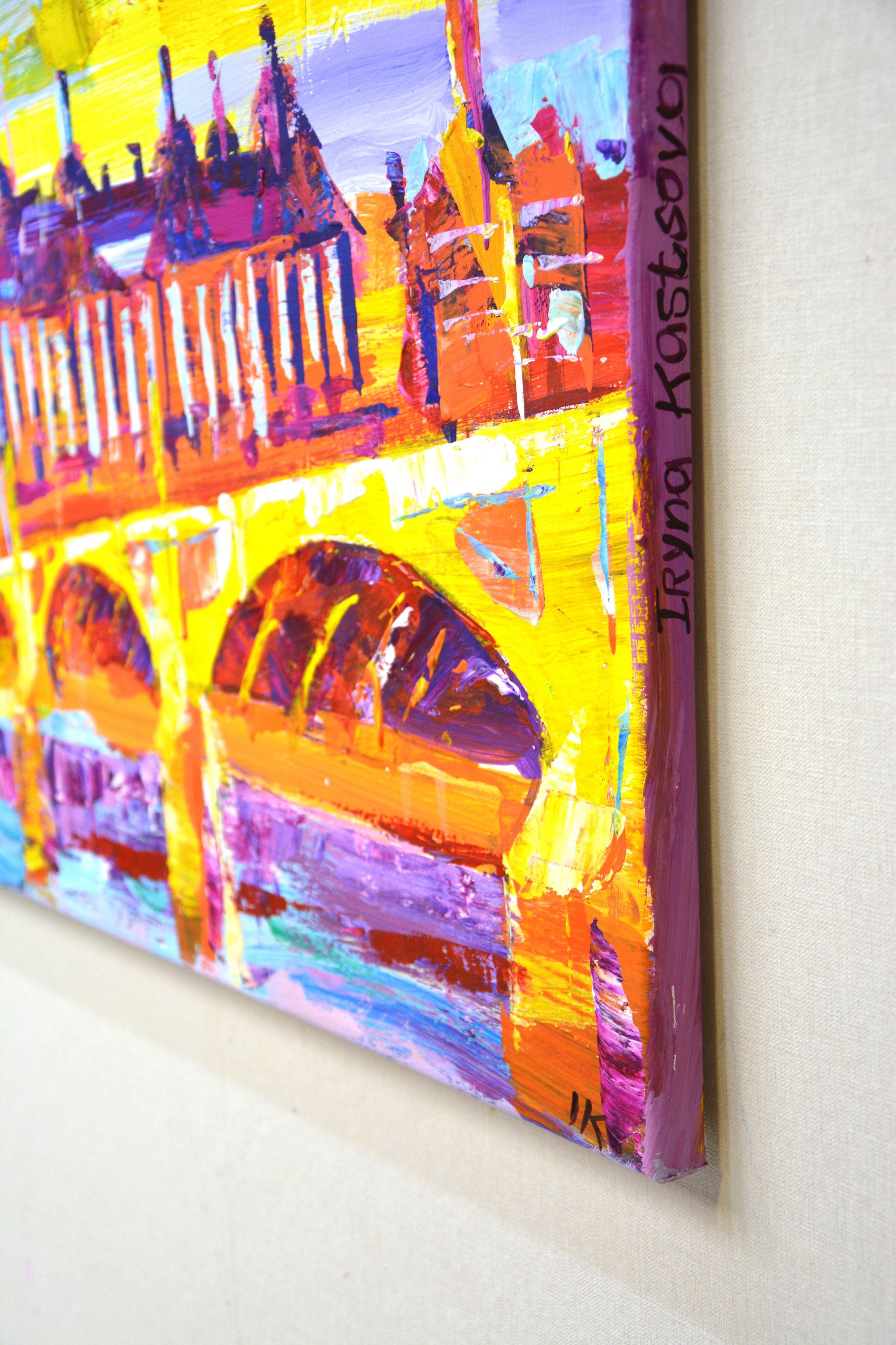 Favorite London., Painting, Acrylic on Canvas For Sale 2