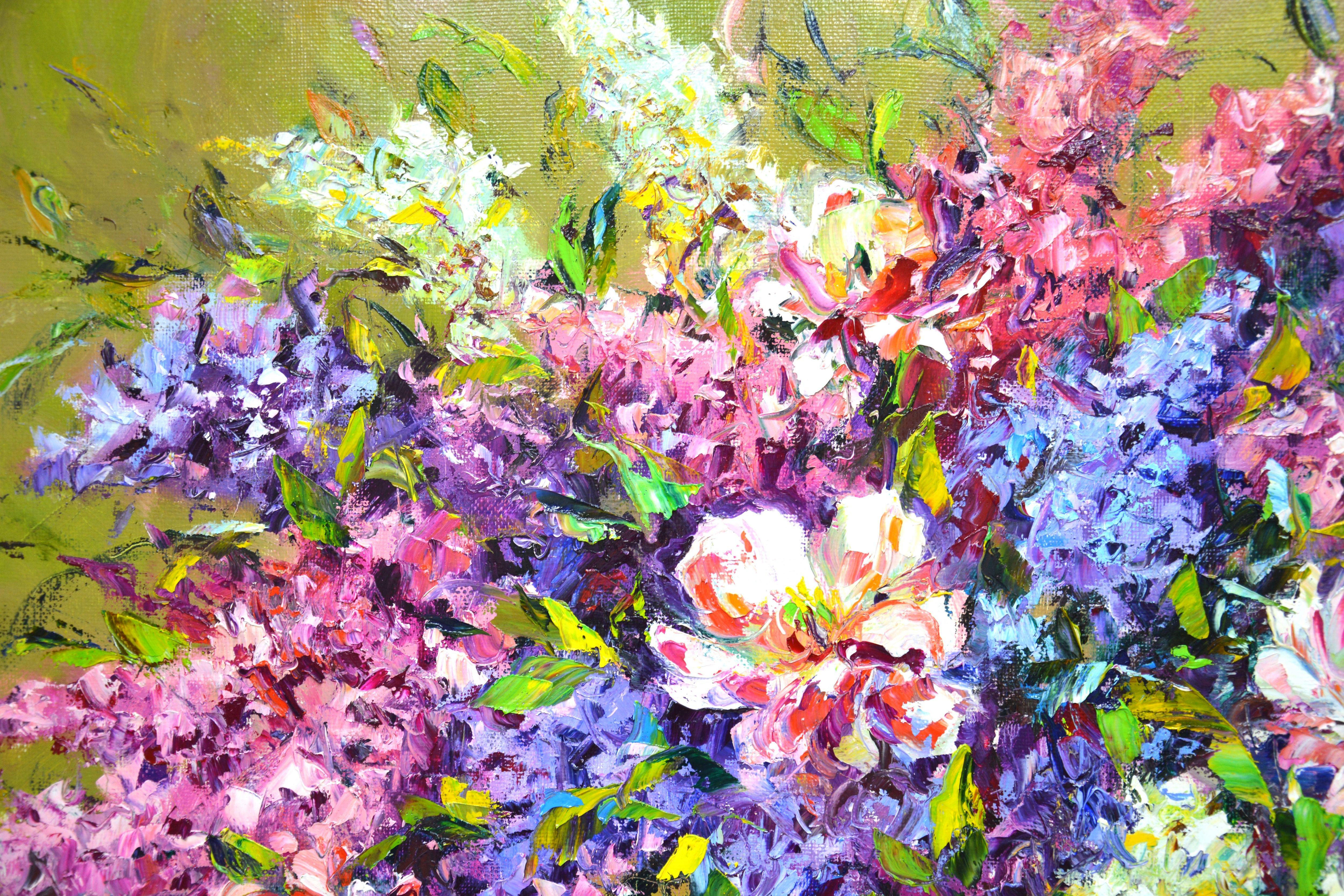 Flower mood 5., Painting, Oil on Canvas For Sale 3