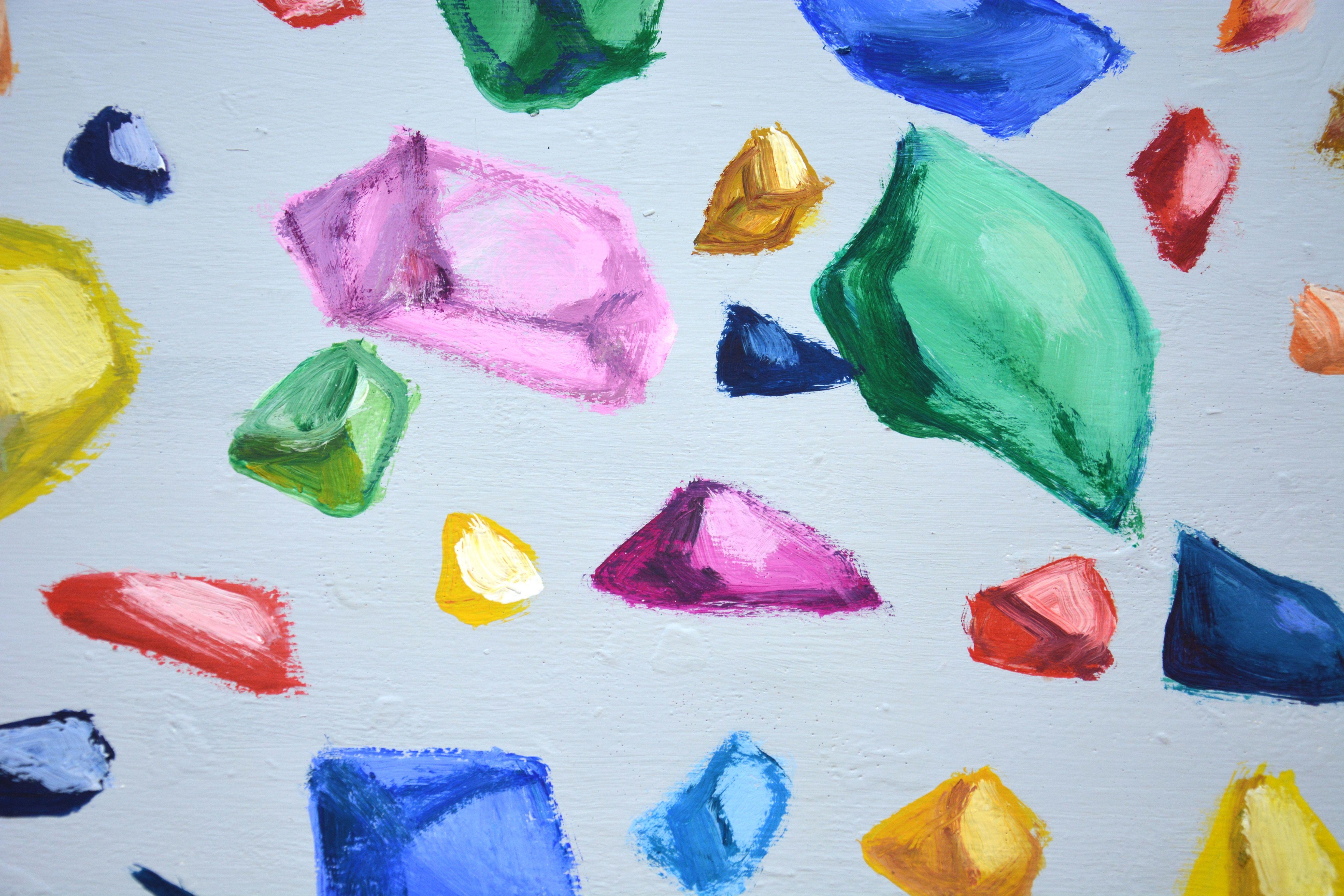 Gems 2., Painting, Acrylic on Canvas For Sale 3