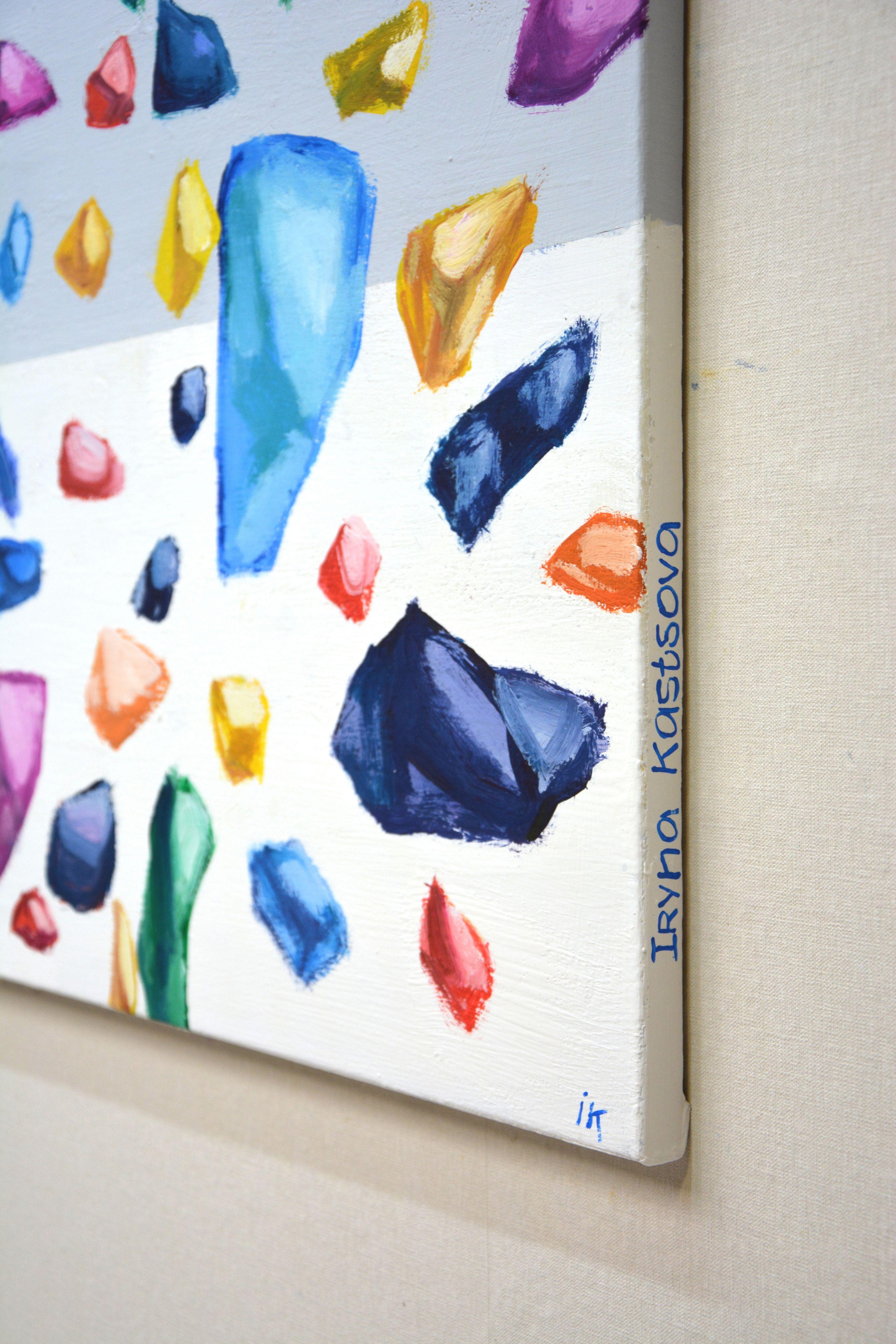 Gems 2., Painting, Acrylic on Canvas 3