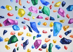 Gems 2., Painting, Acrylic on Canvas