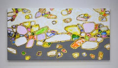 Gems. Gold 2 – Luxury Abstract Acrylic Painting