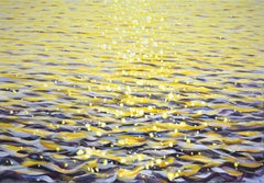 Glare on the water 35., Painting, Acrylic on Canvas