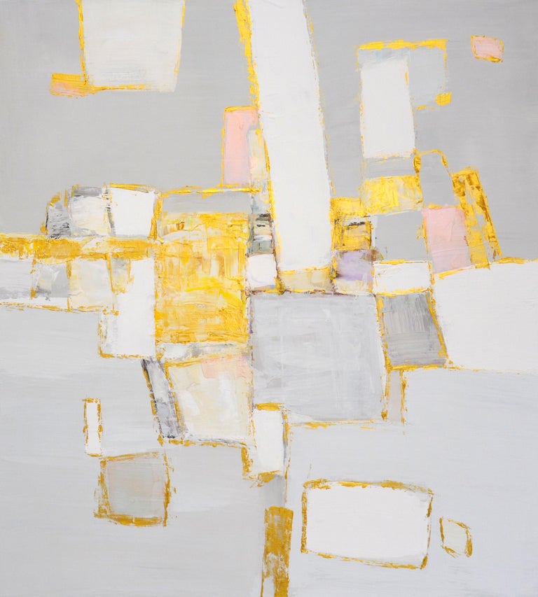 Iryna Kastsova Abstract Painting - 	Gold.