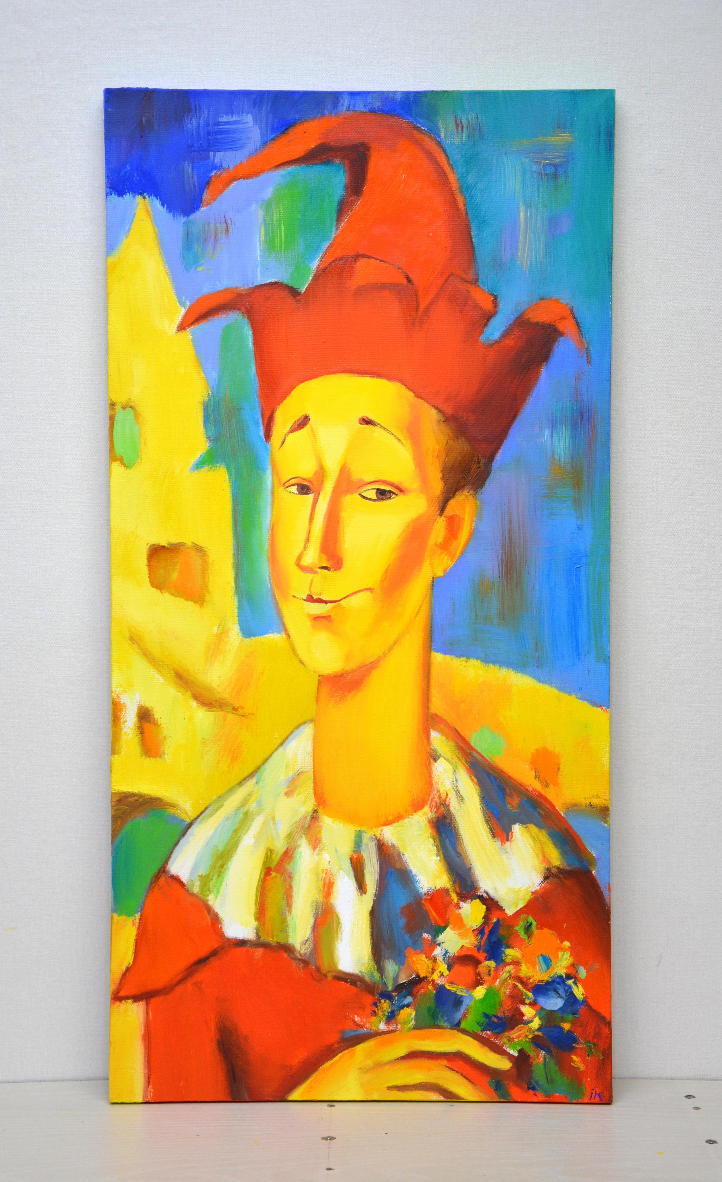 Harlekin – Painting von Iryna Kastsova