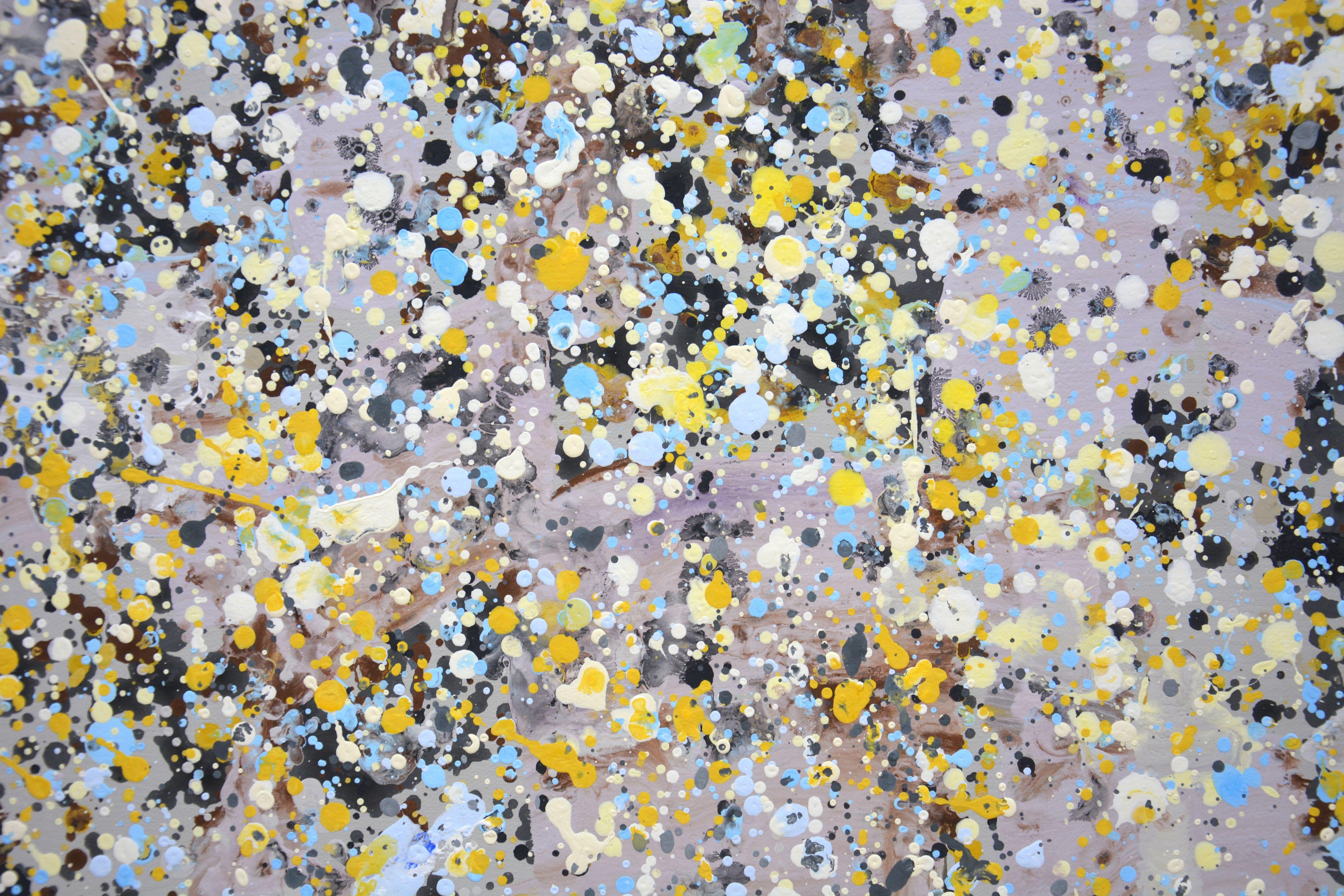 Armonia 2., Pittura, Acrilico su tela - Abstract Painting Grigio di Iryna Kastsova