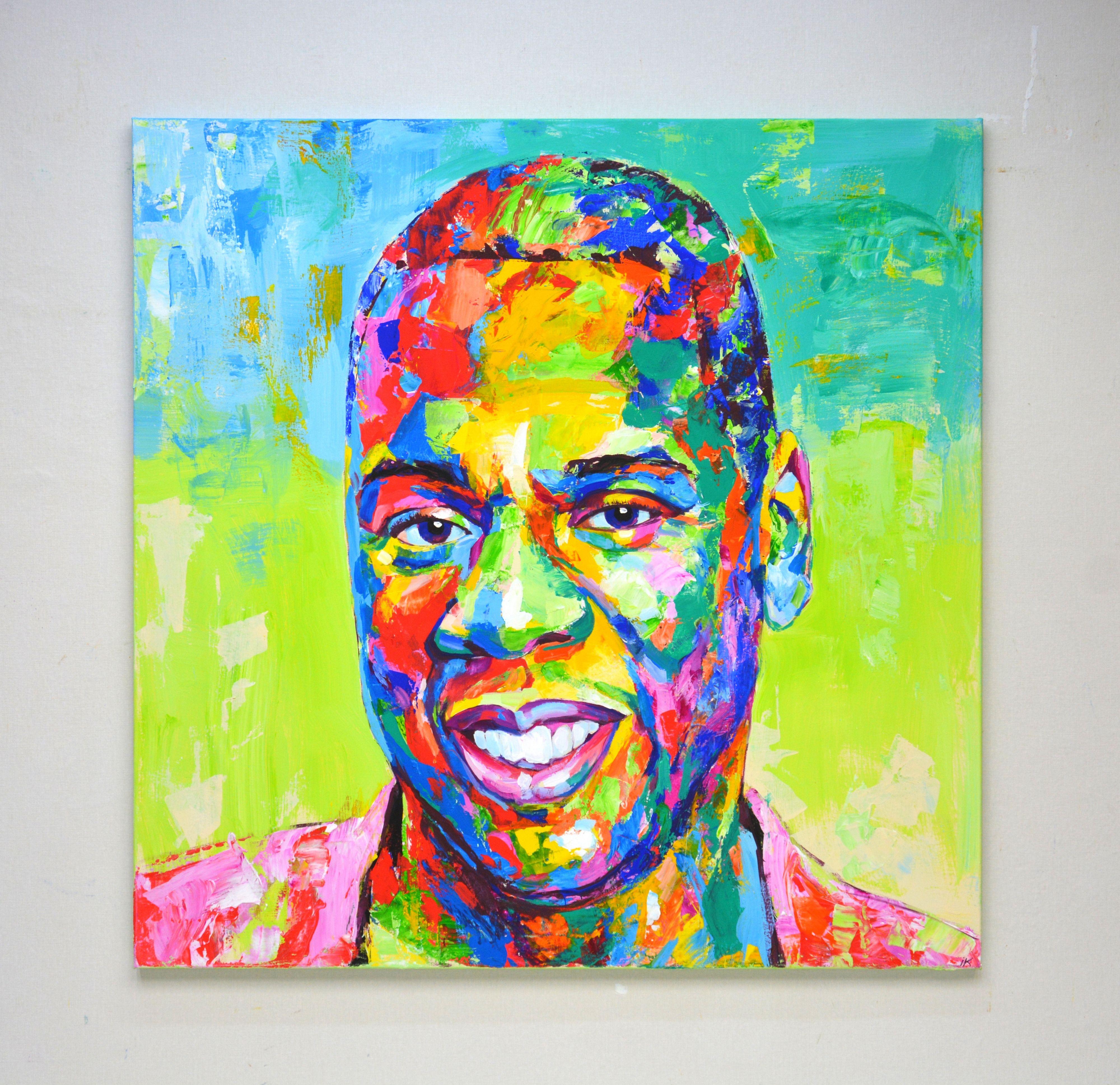 Jay-Z., Gemälde, Acryl auf Leinwand im Angebot 2