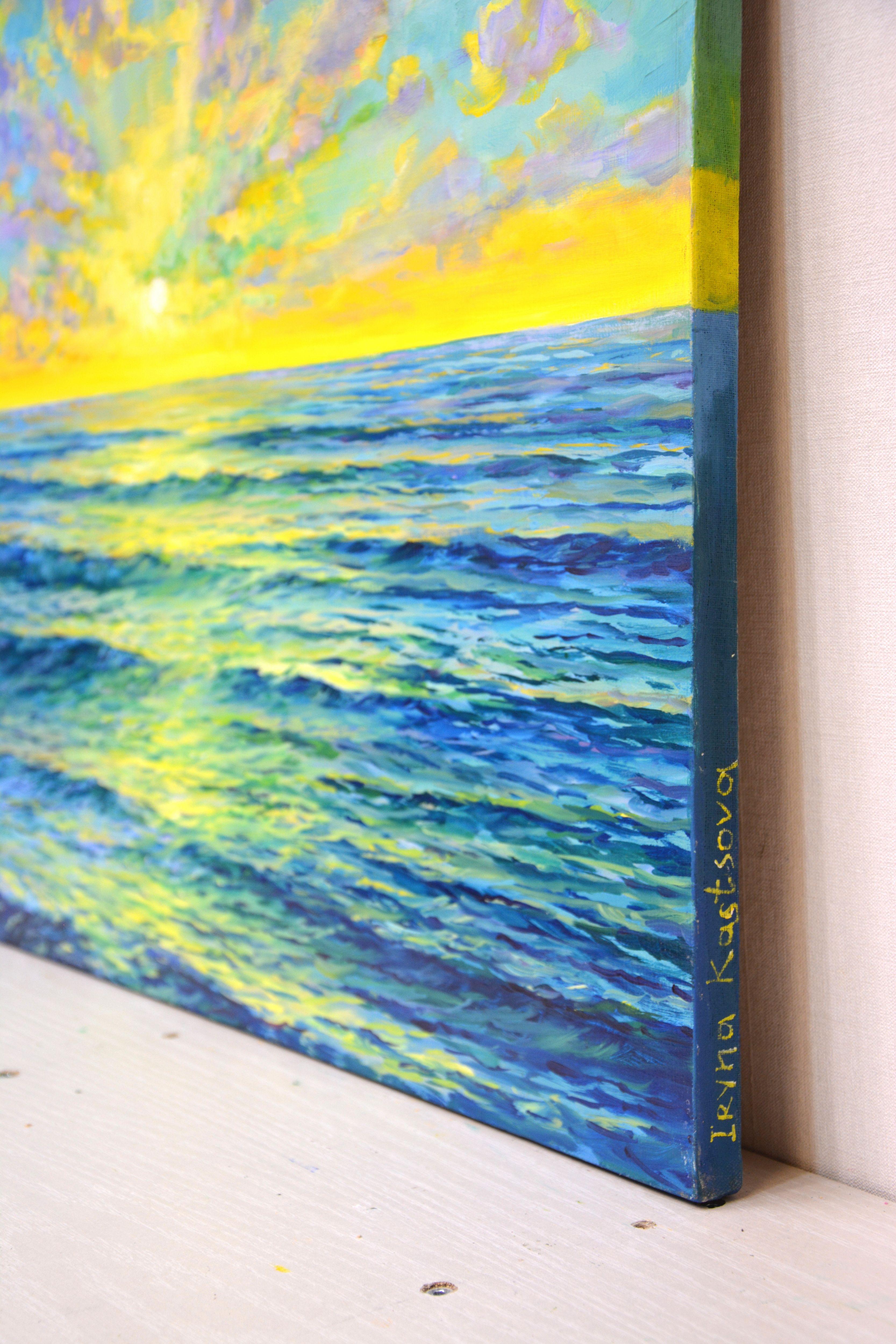 John Davison Rockefeller, Painting, Acrylic on Canvas For Sale 3