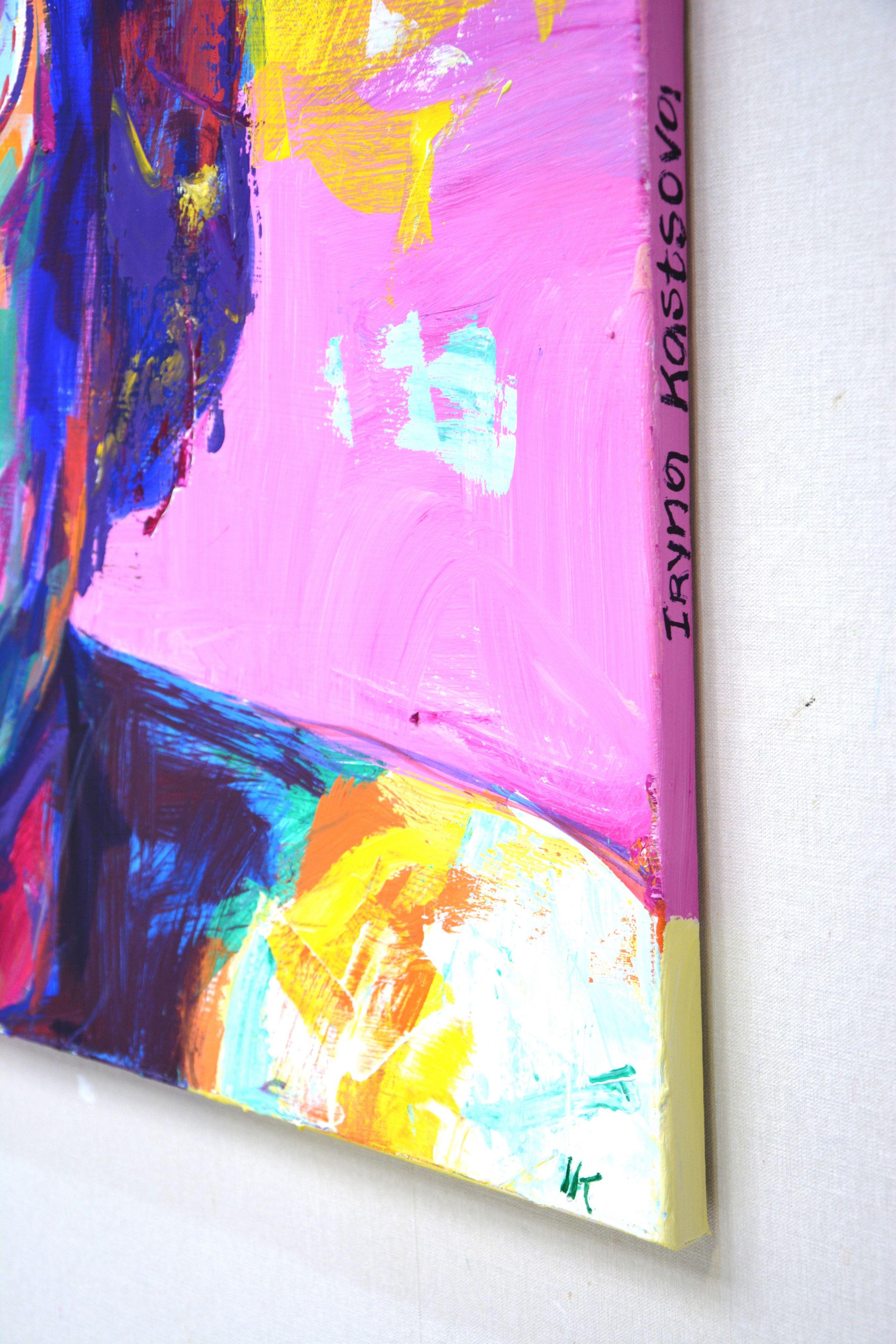 John Lennon, Painting, Acrylic on Canvas For Sale 2