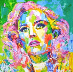 Katy Perry, Gemälde, Acryl auf Leinwand