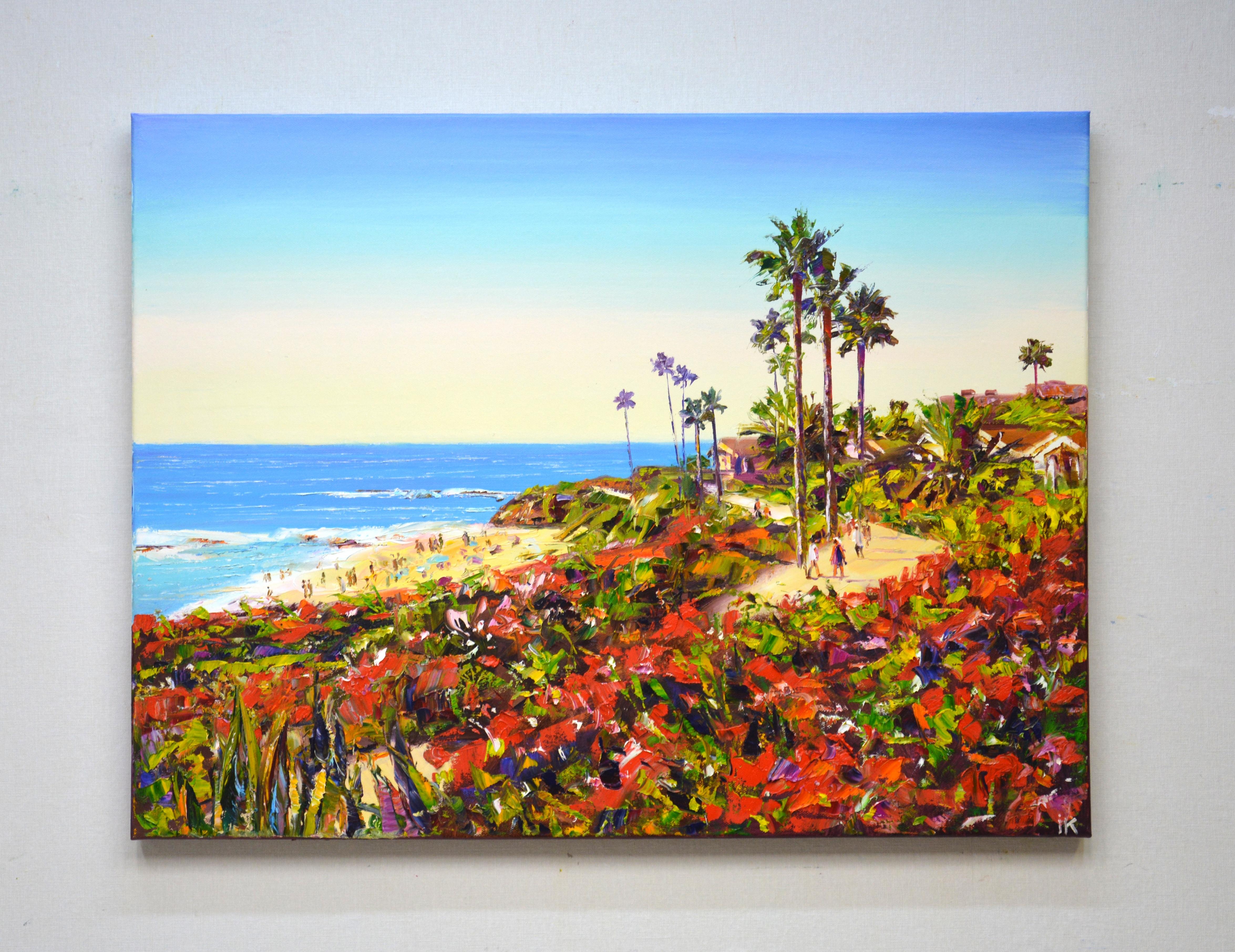 	Laguna Beach. California. - Painting by Iryna Kastsova