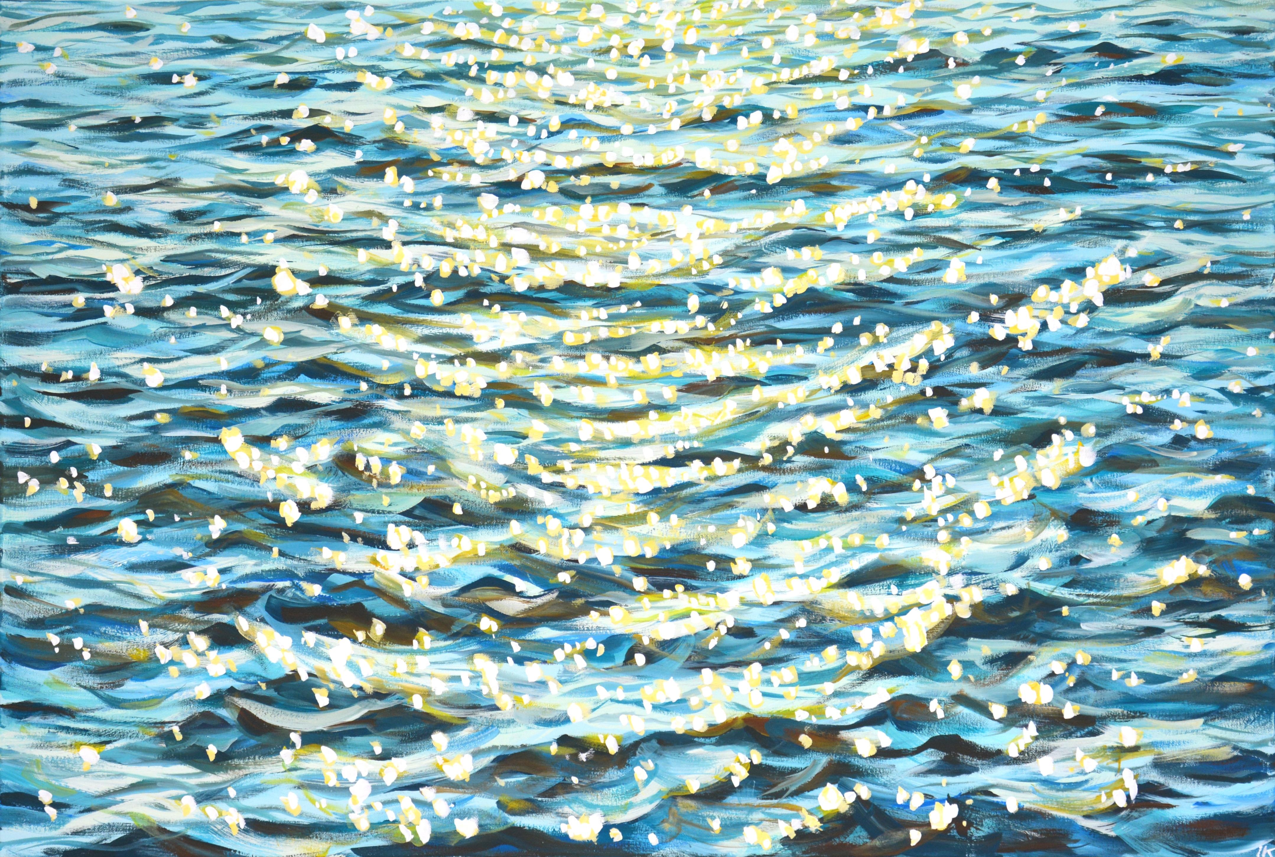 Iryna Kastsova Landscape Painting - 				Light on the water 2.