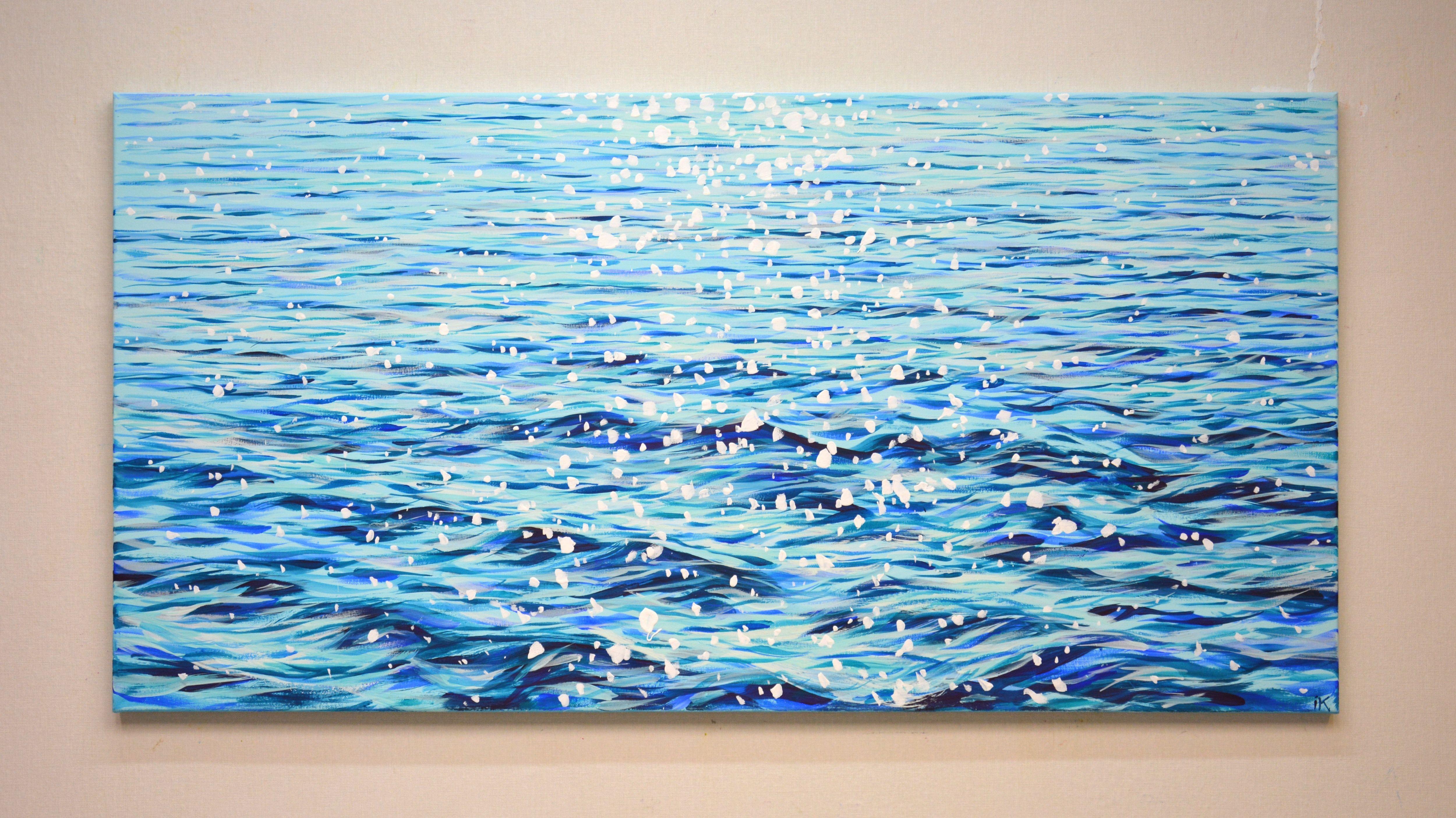 Light on the water 2., Painting, Acrylic on Canvas For Sale 1