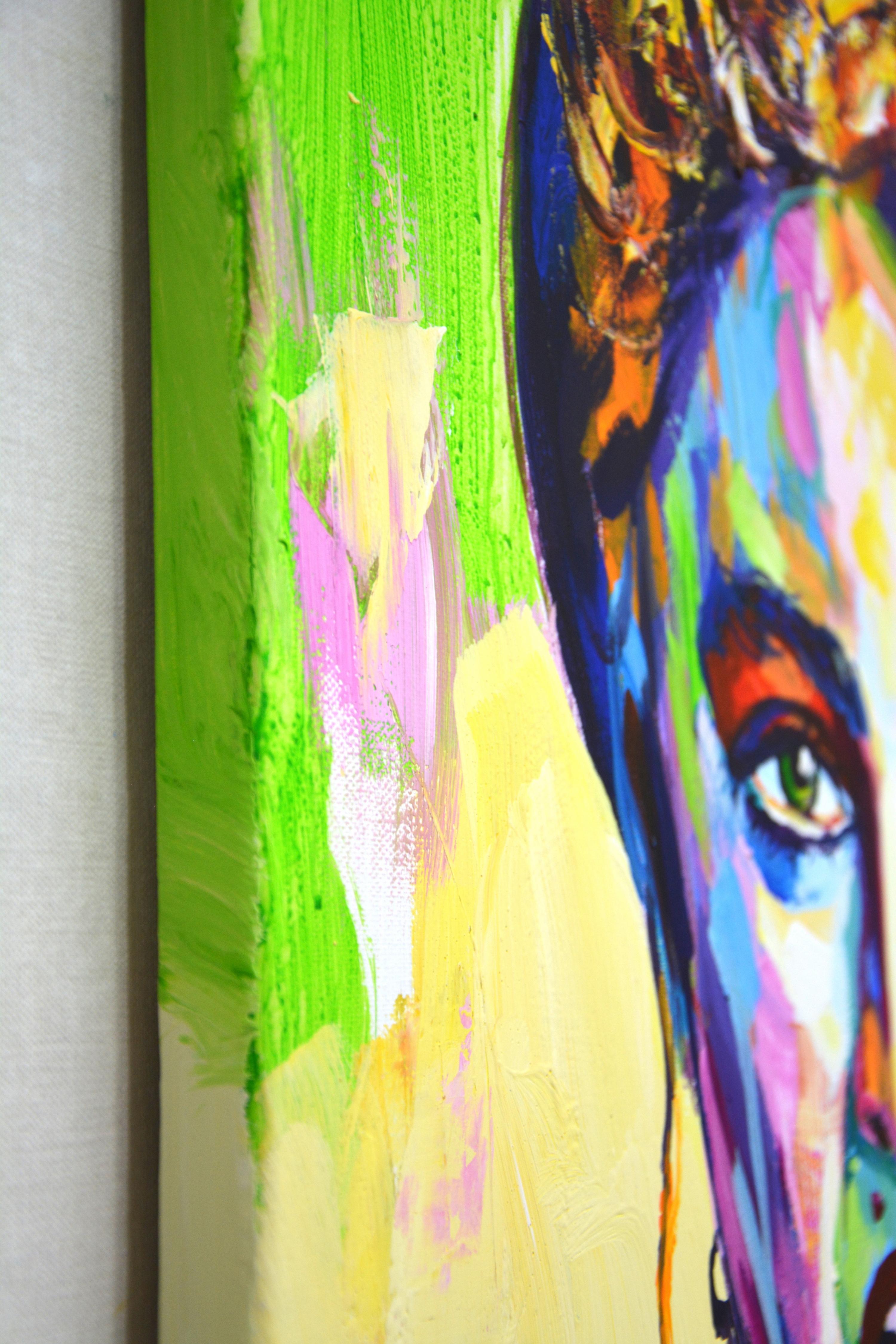 Madonna 2. - Pop Art Painting by Iryna Kastsova