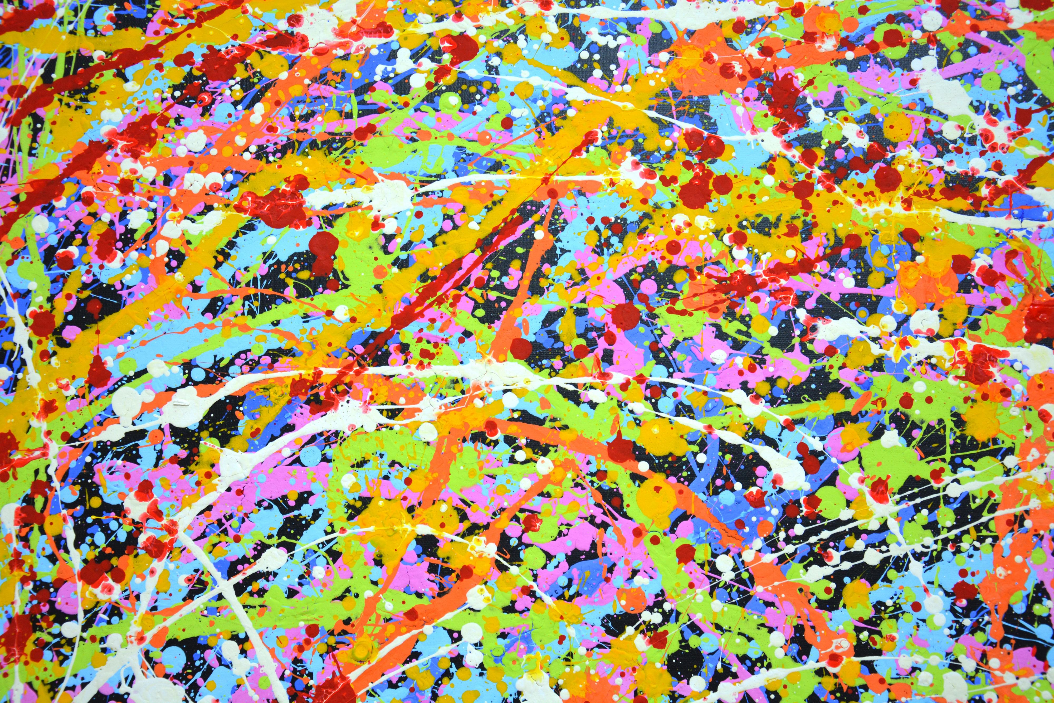 Magic 6 Contemporary Abstract Acrylic Painting For Sale 1
