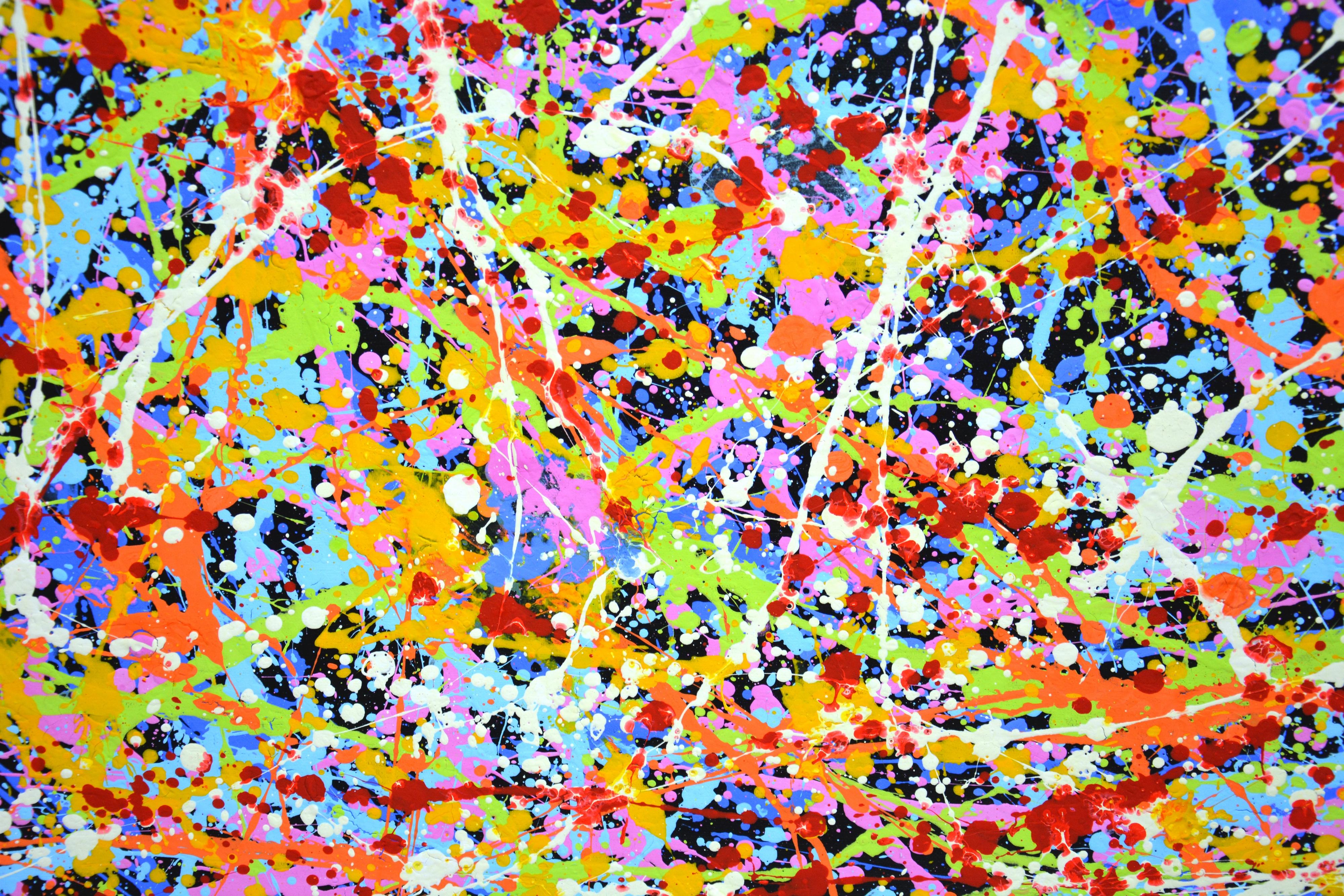 Magic 6 Contemporary Abstract Acrylic Painting For Sale 2