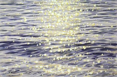 Magic glare on the water., Painting, Acrylic on Canvas