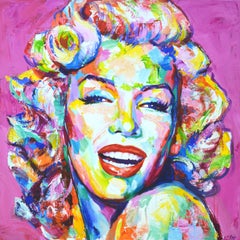 Marilyn Monroe 16, Peinture, Acrylique sur Toile