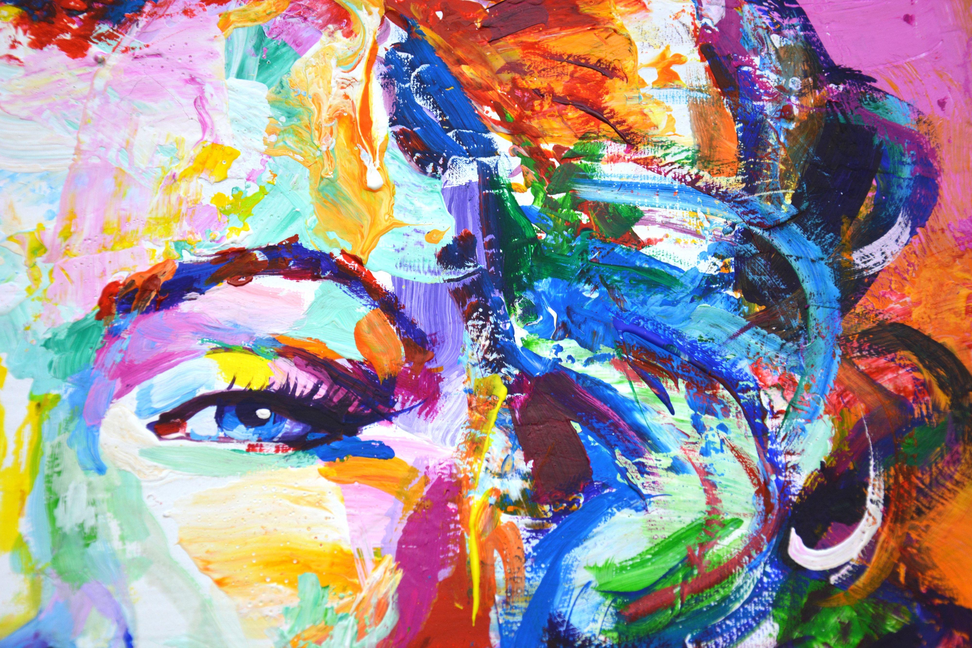 Marilyn Monroe 17, Painting, Acrylic on Canvas For Sale 2
