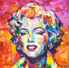 Marilyn Monroe 17, Peinture, Acrylique sur Toile