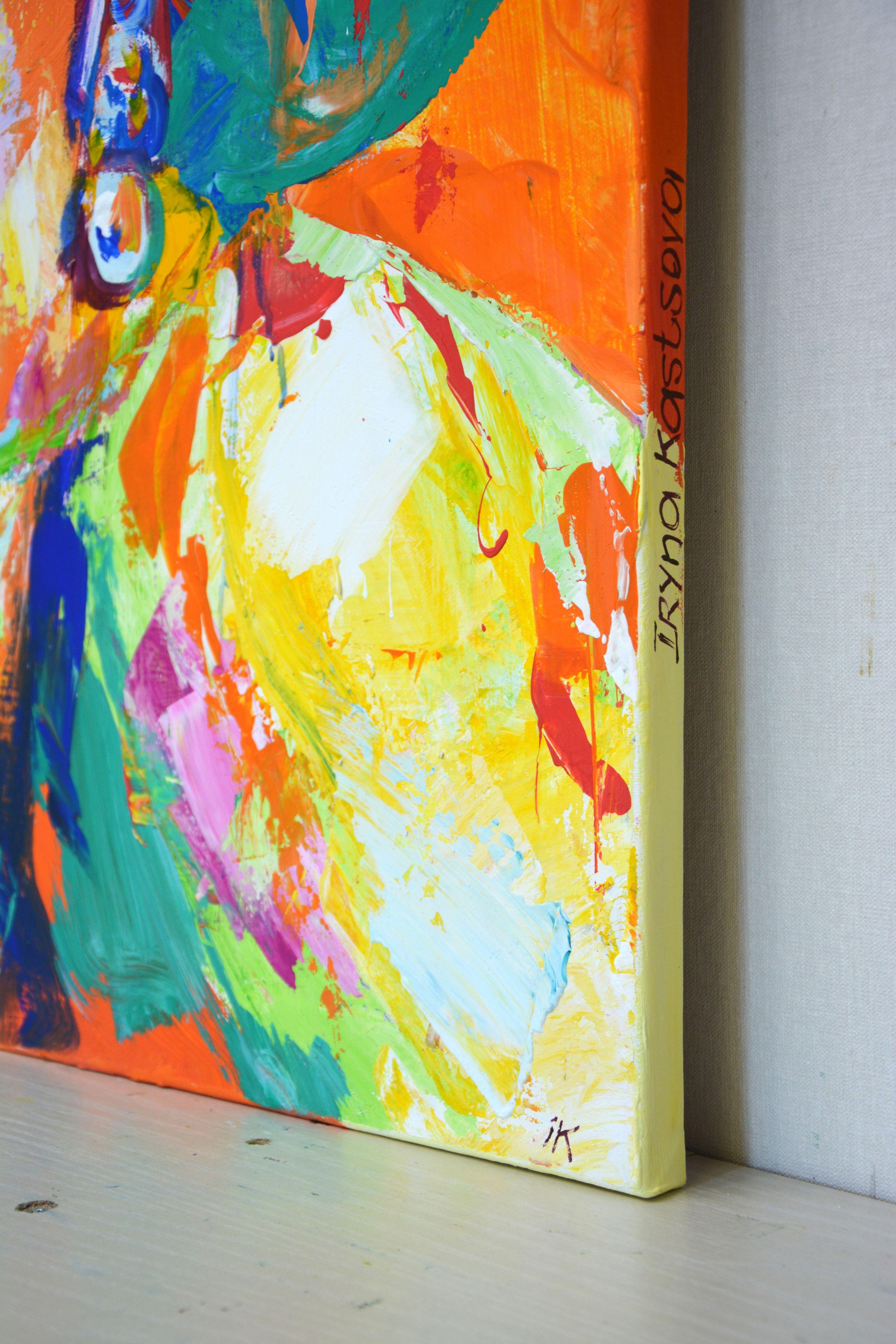 Marilyn Monroe 2., Painting, Acrylic on Canvas For Sale 3