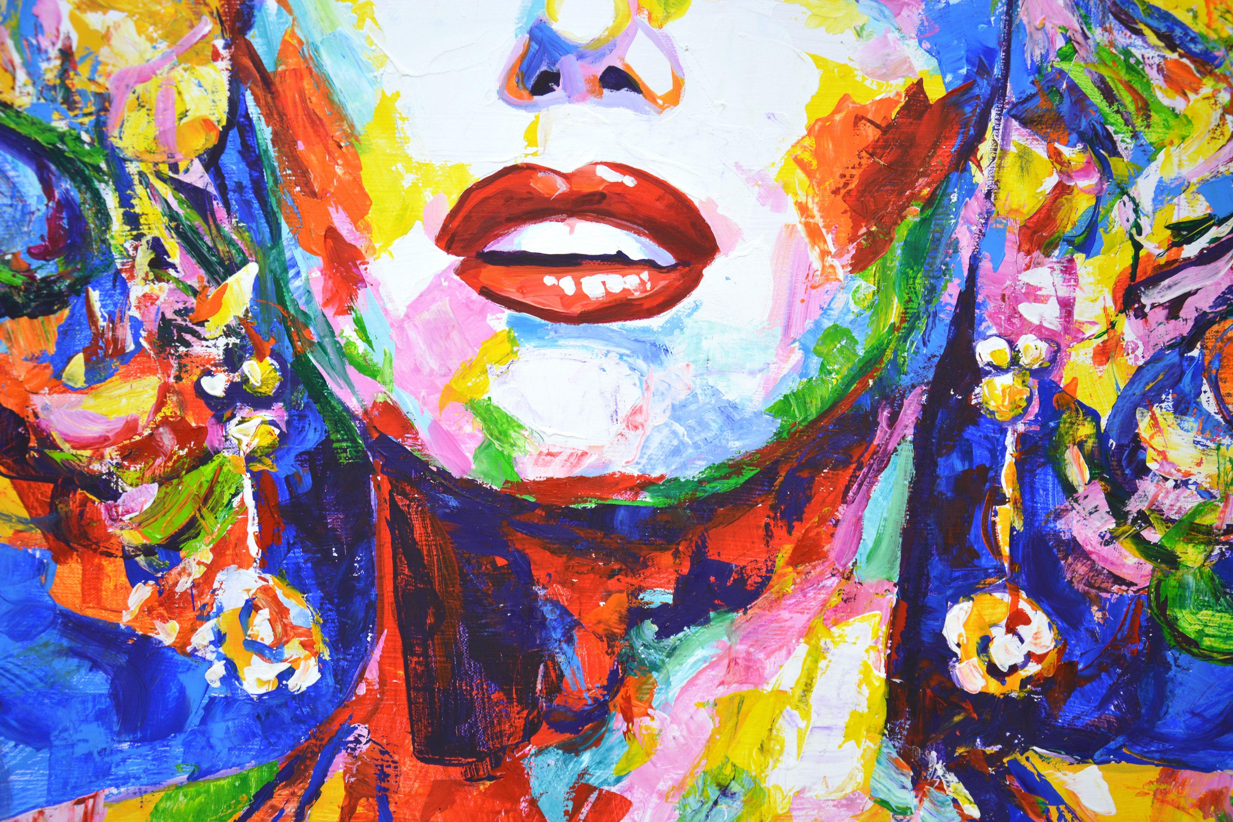 Marilyn Monroe 20, Painting, Acrylic on Canvas For Sale 4
