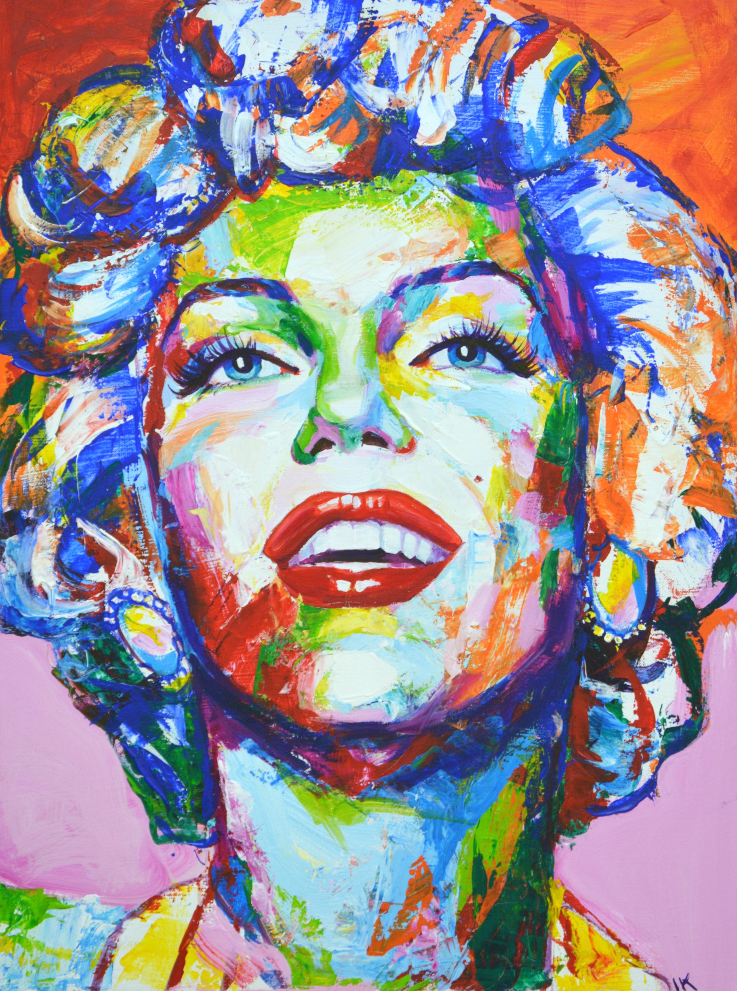 Iryna Kastsova Interior Painting - 	Marilyn Monroe 23