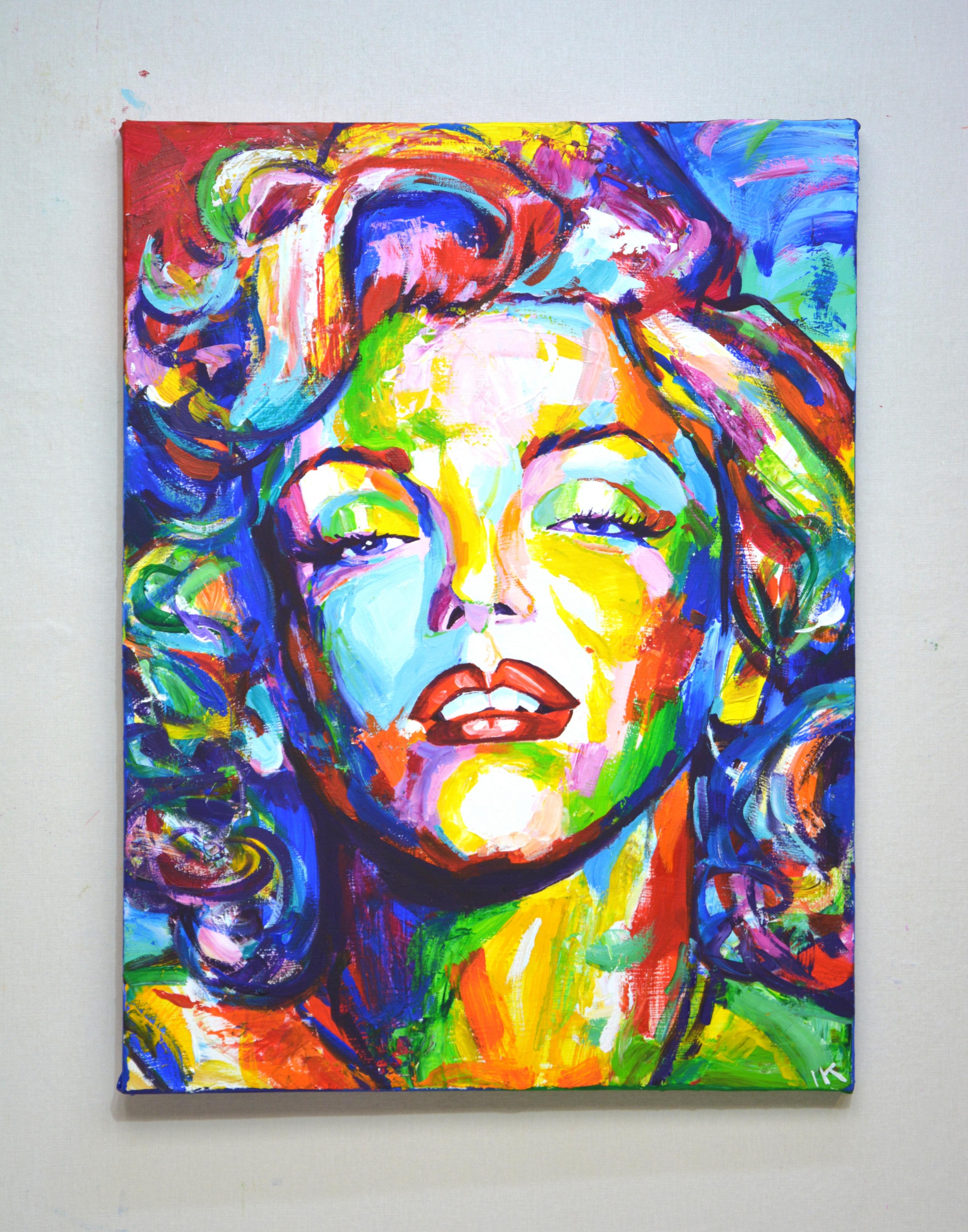Marilyn Monroe 28 – Painting von Iryna Kastsova