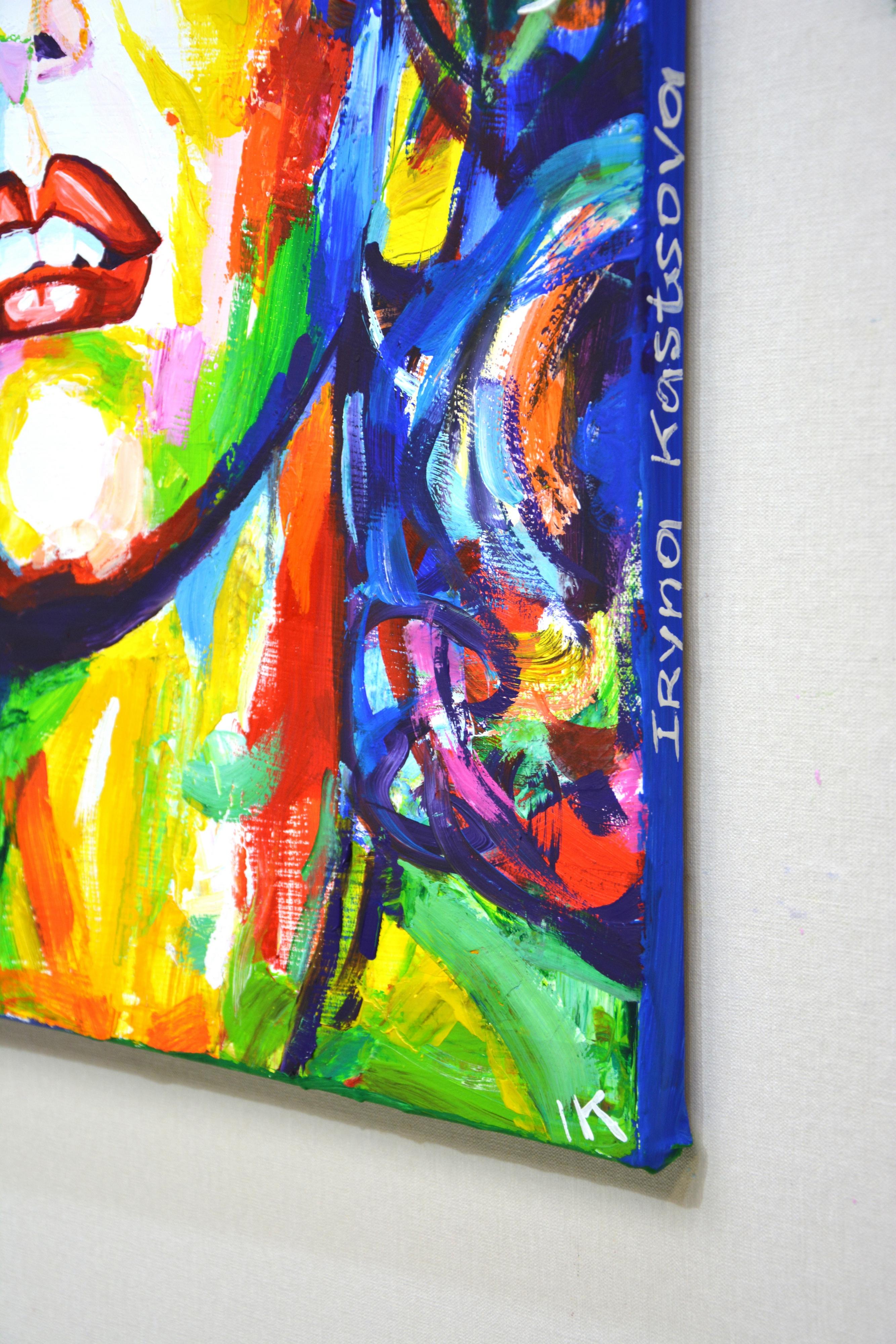 Marilyn Monroe 28 (Pop-Art), Painting, von Iryna Kastsova