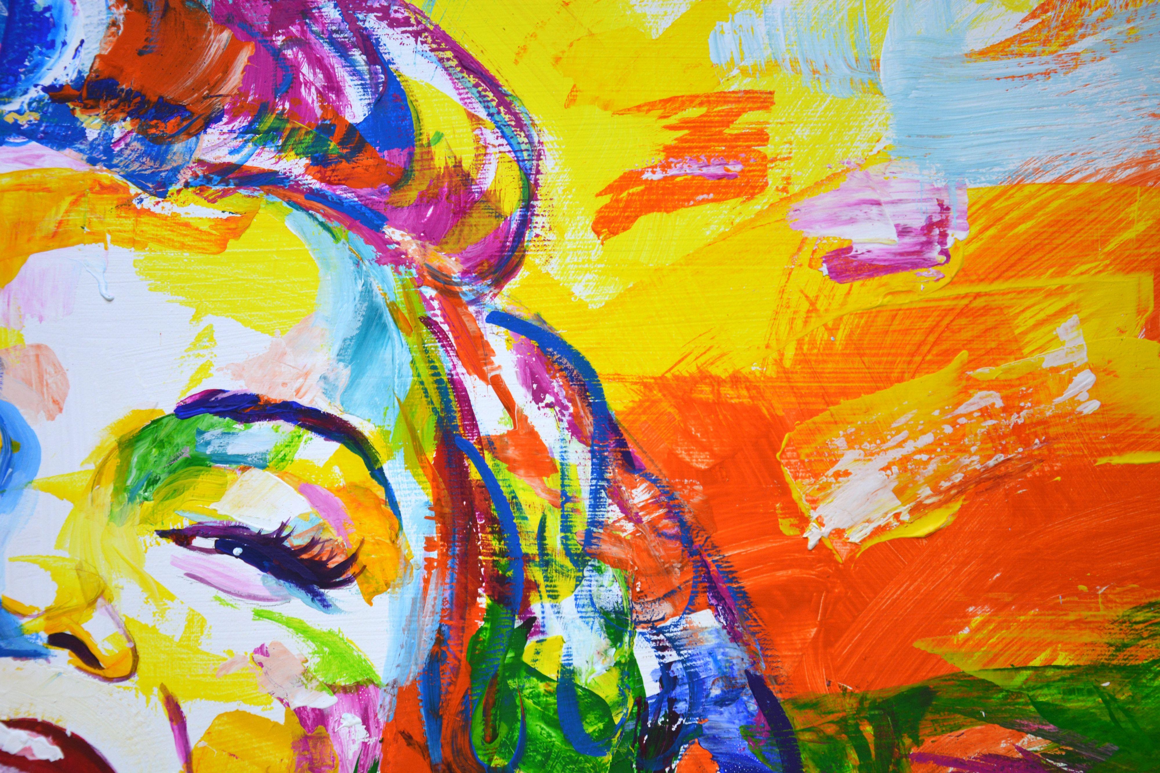 Marilyn Monroe 6, Painting, Acrylic on Canvas For Sale 3