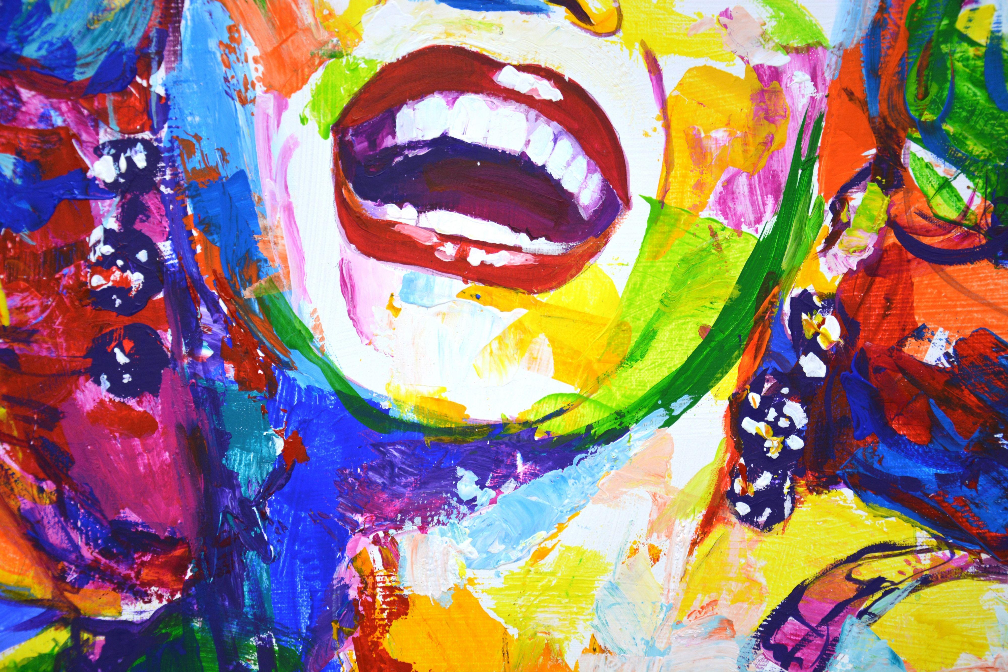Marilyn Monroe 6, Painting, Acrylic on Canvas For Sale 4