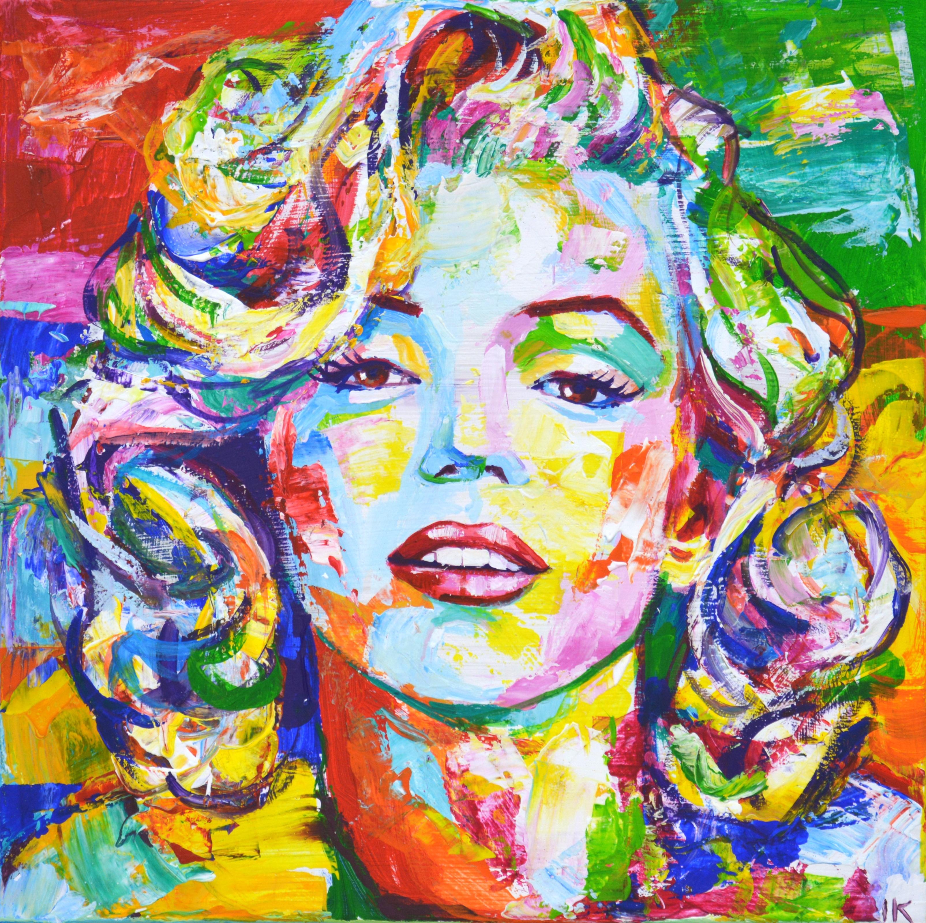 Marilyn monroe dia de los muertos art