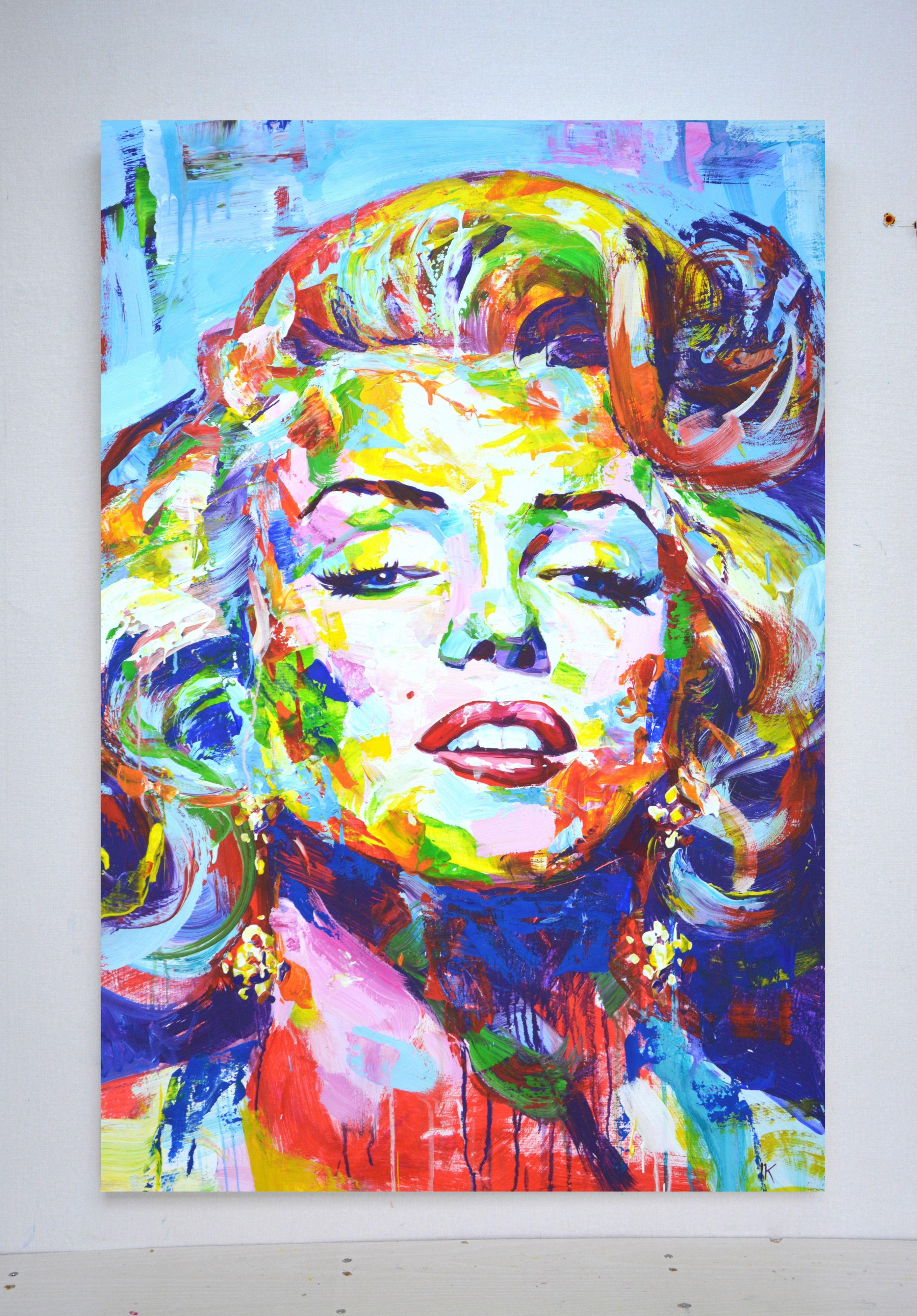 Marilyn Monroe5., Painting, Acrylic on Canvas For Sale 1