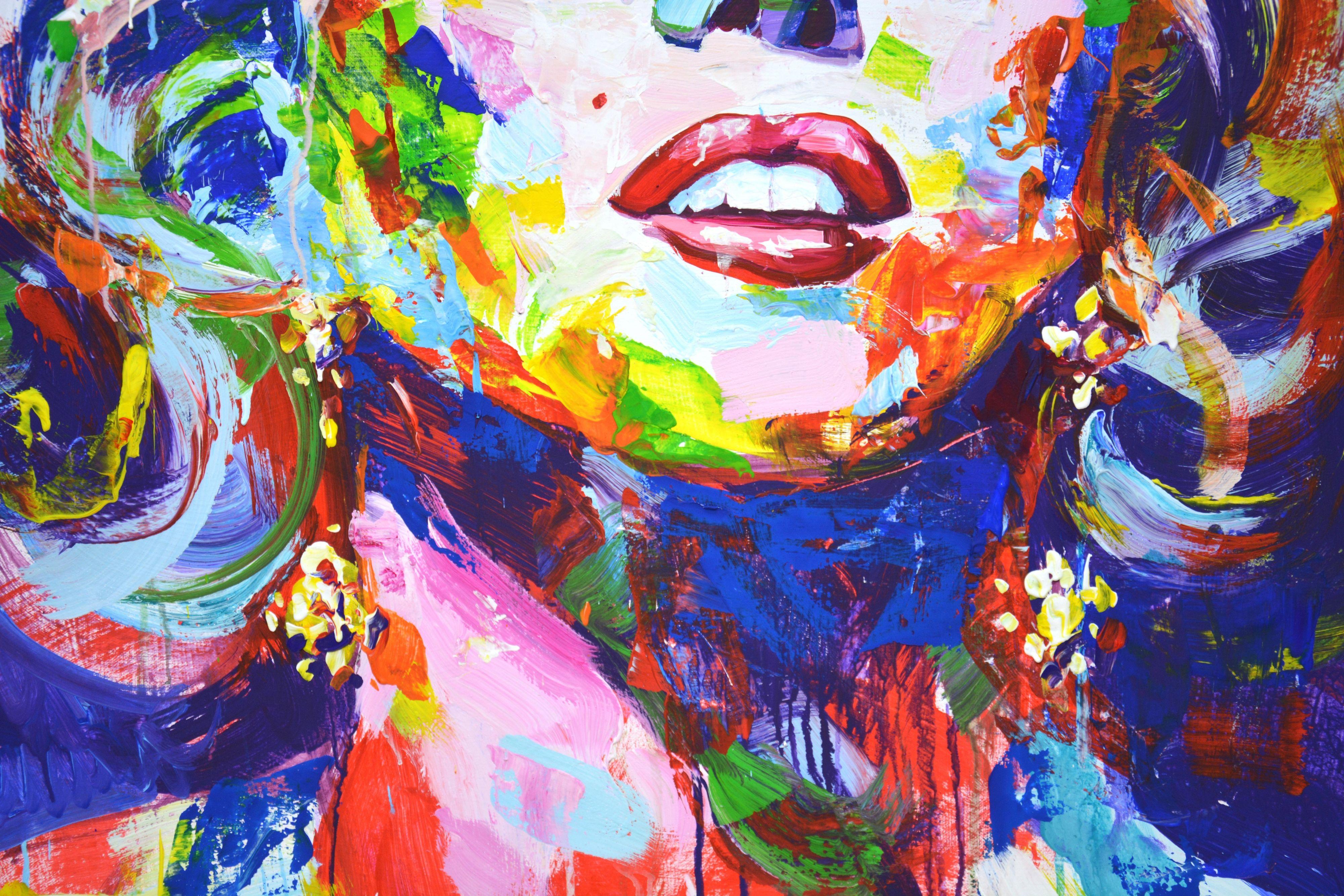 Marilyn Monroe5., Painting, Acrylic on Canvas For Sale 4