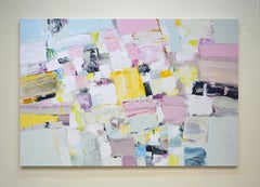 Meeting - Peinture acrylique abstraite d'intérieur originale