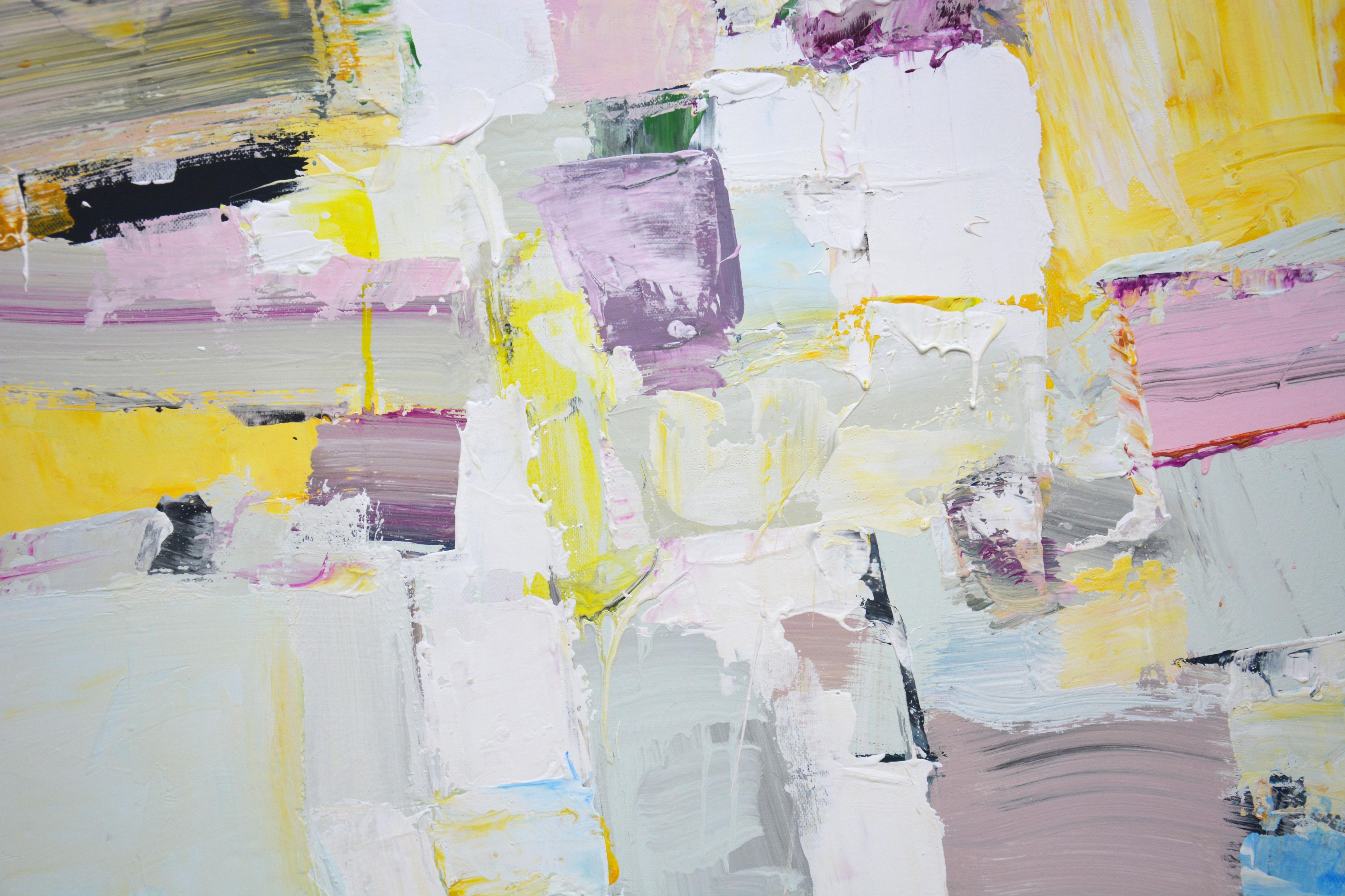 Meeting Original Abstrakt Interieur Acrylmalerei im Angebot 2