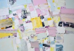 Meeting Original Abstract Interior Acrylic Painting