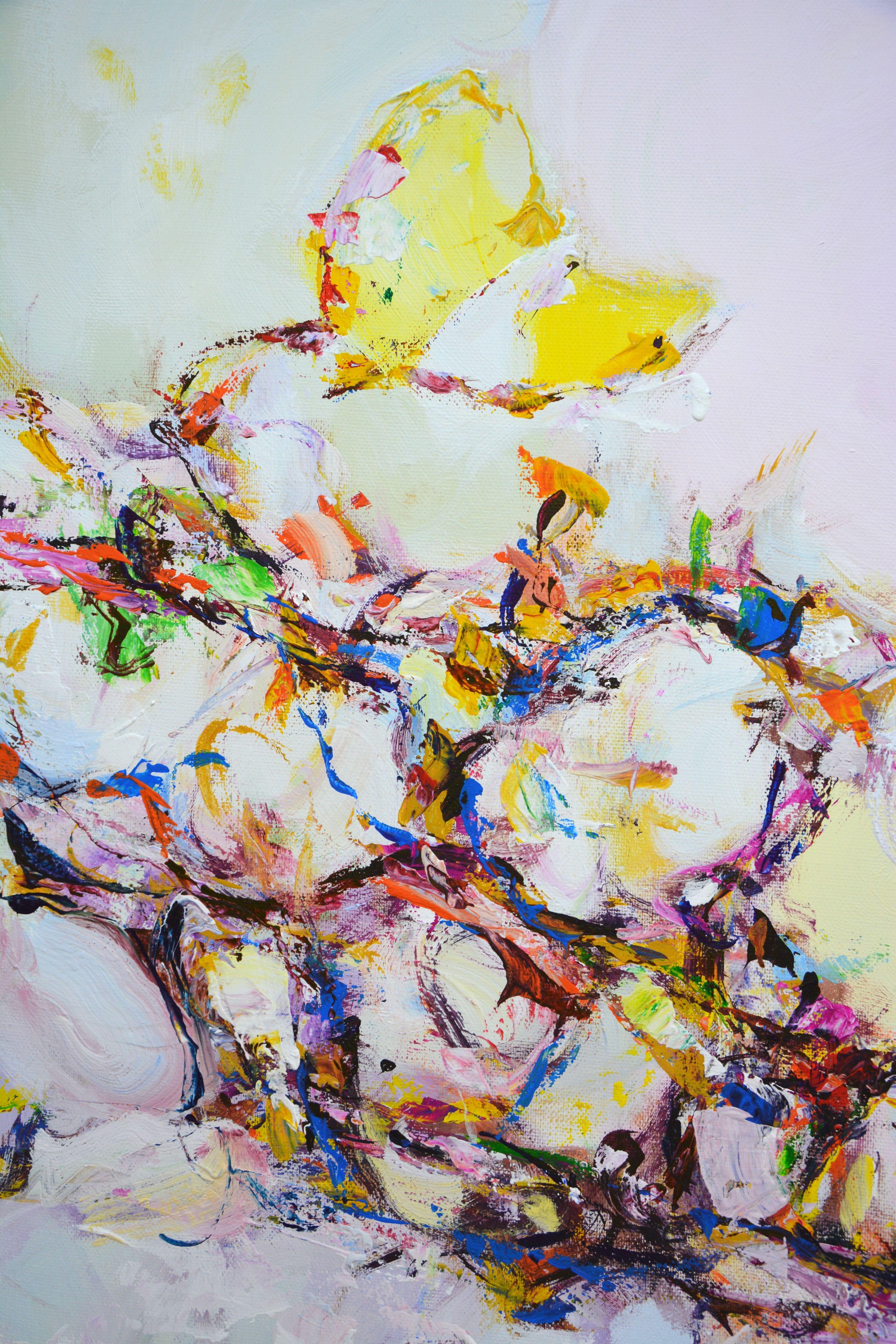 Metamorfosi, Pittura, Acrilico su tela - Painting Astratto di Iryna Kastsova