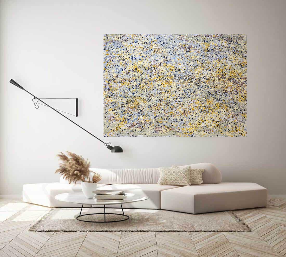 Minimalismo 39 Gran Cuadro Abstracto Moderno en venta 4