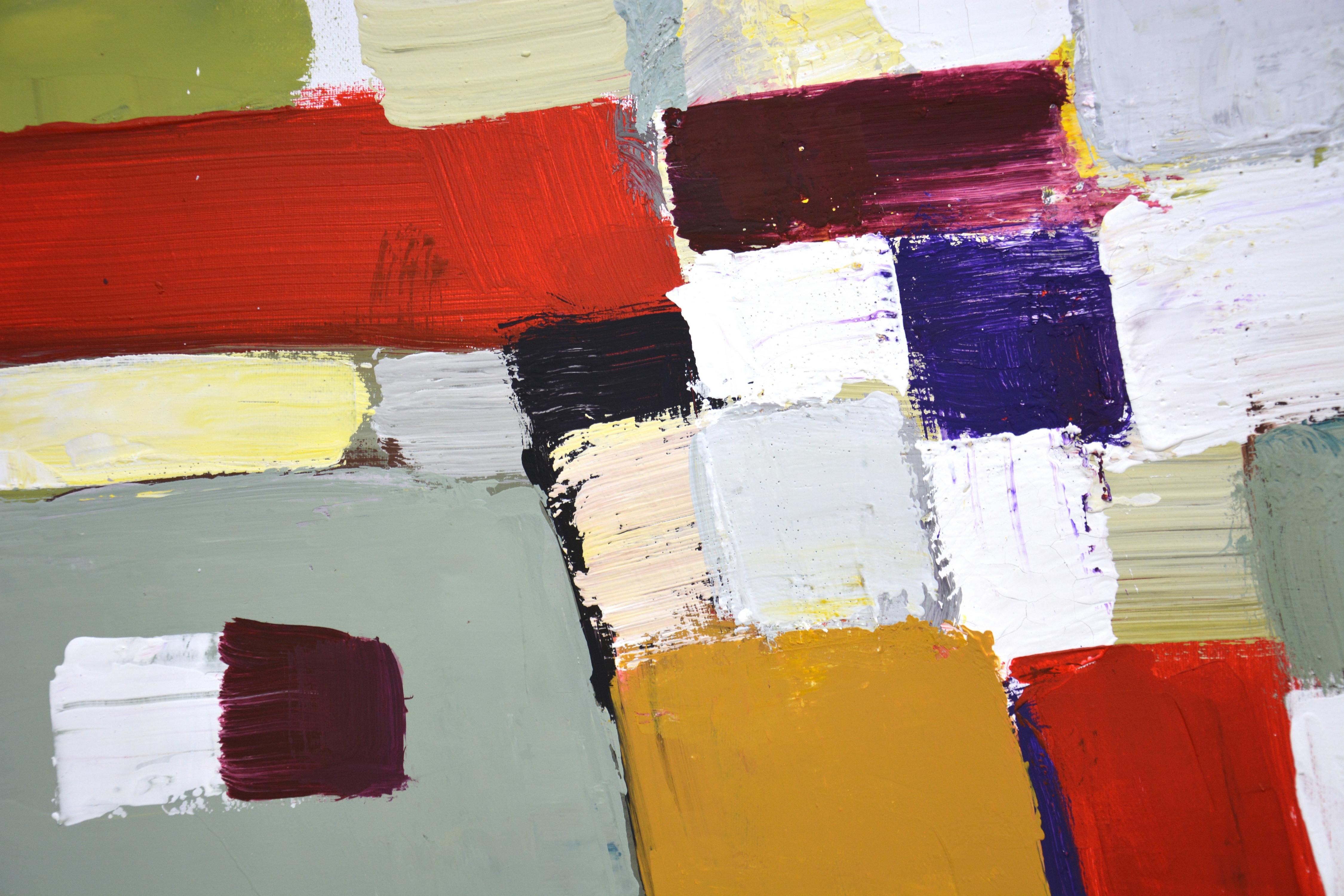 Moderne 5. Original Abstraktes Acrylgemälde im Angebot 2