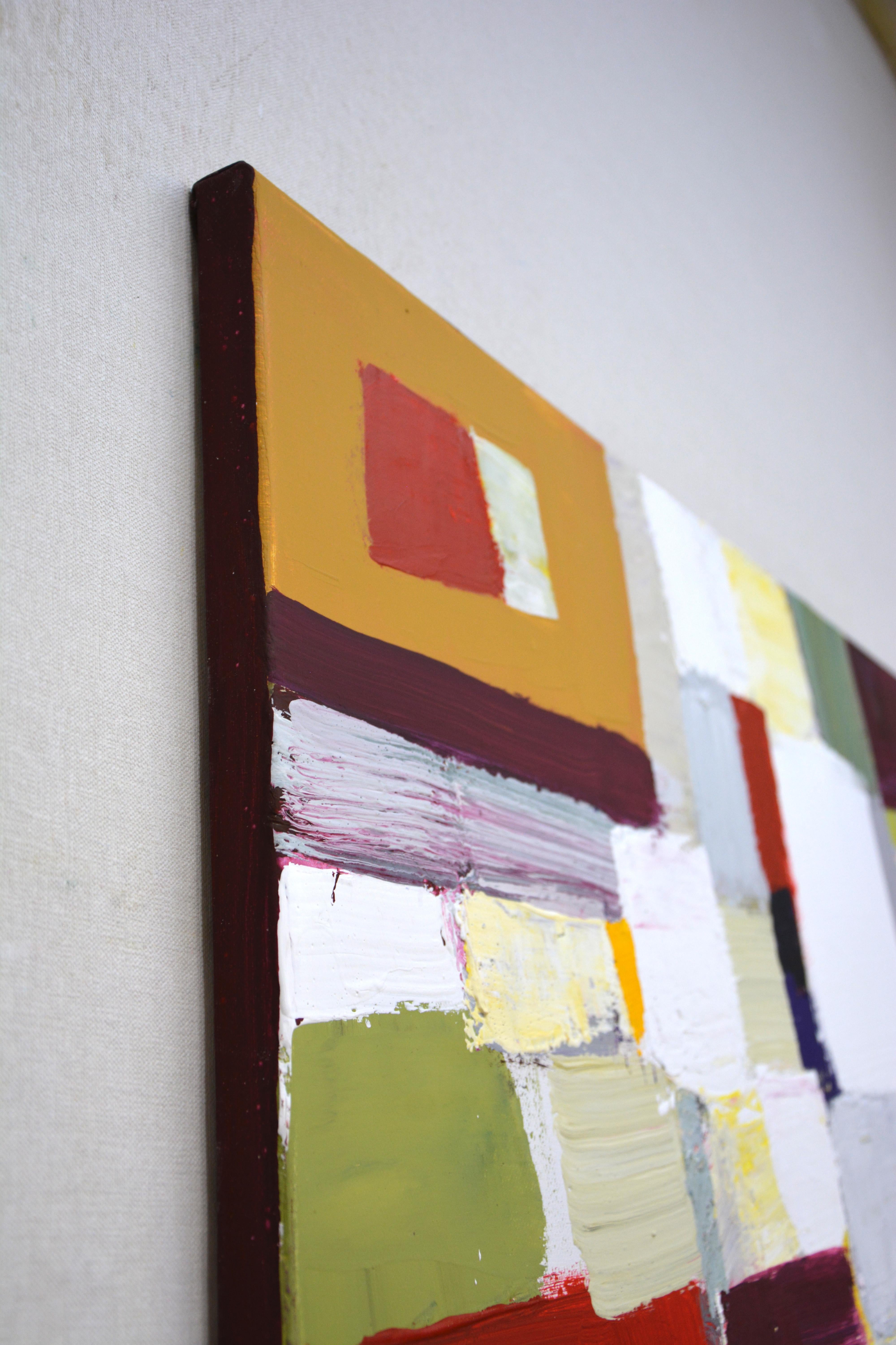 Moderne 5. Original Abstraktes Acrylgemälde im Angebot 4