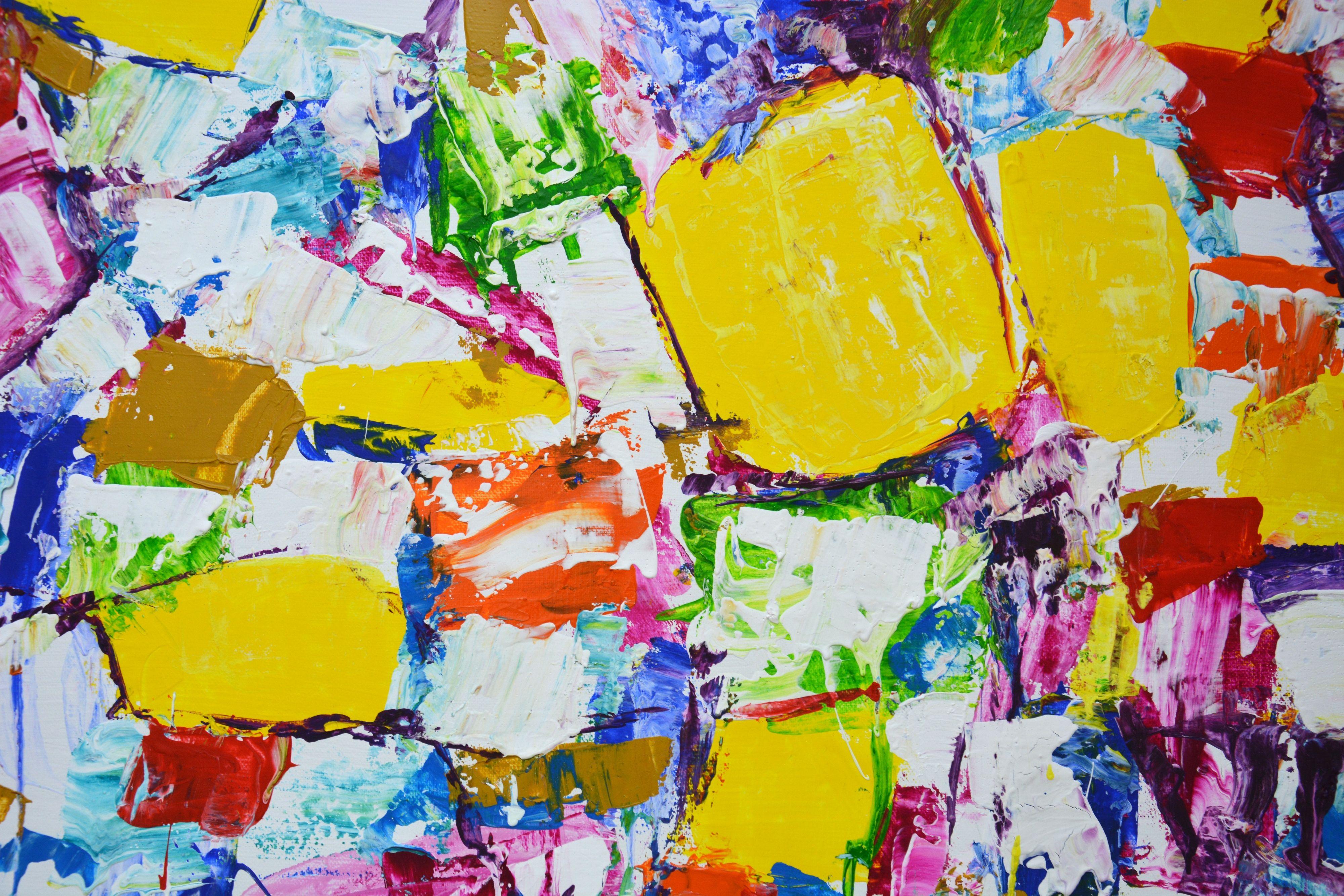 Month July, Painting, Acrylic on Canvas For Sale 1