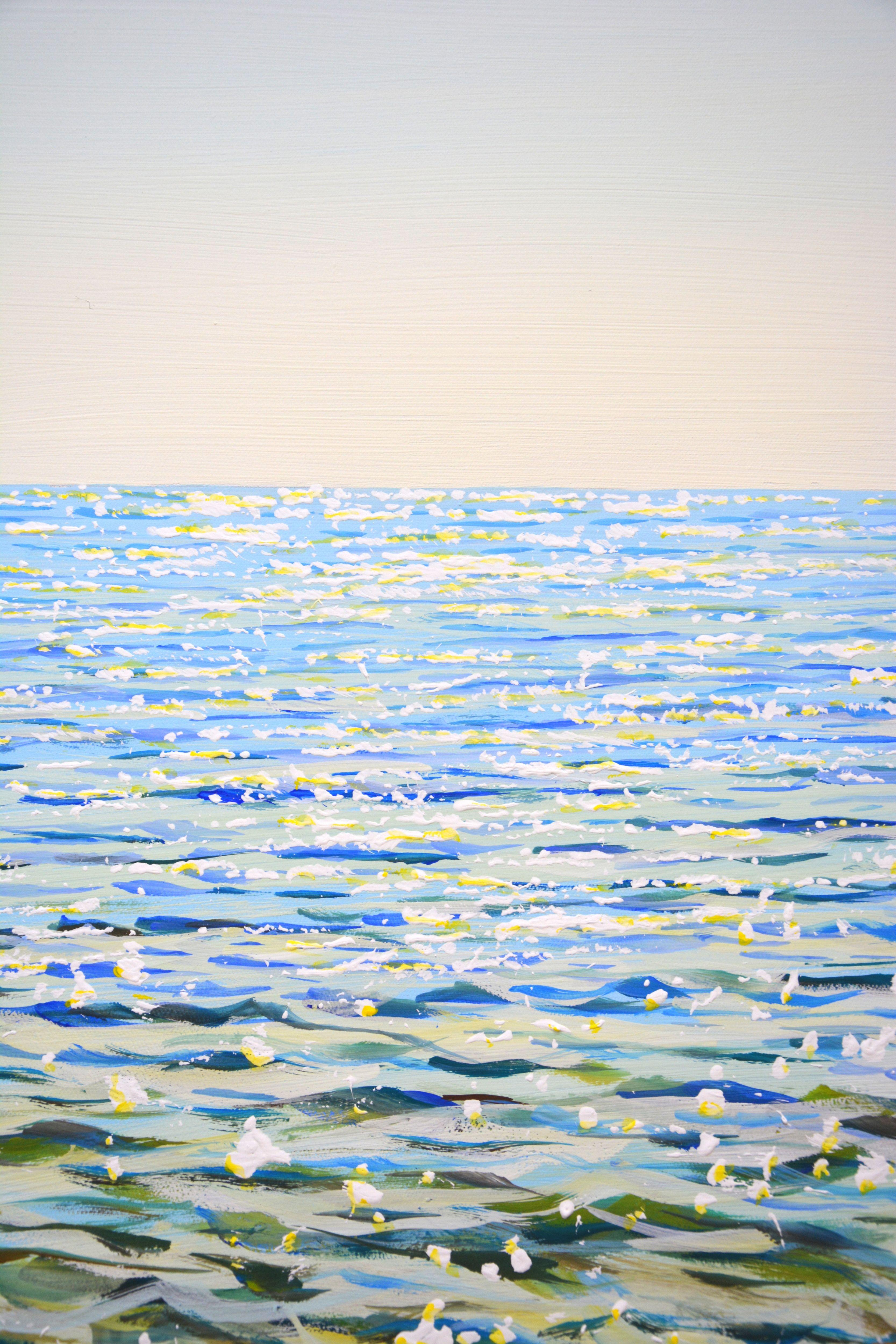 La lumière du matin sur l'eau., peinture, acrylique sur toile en vente 1