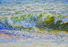 Music of the waves, Painting, Oil on Canvas