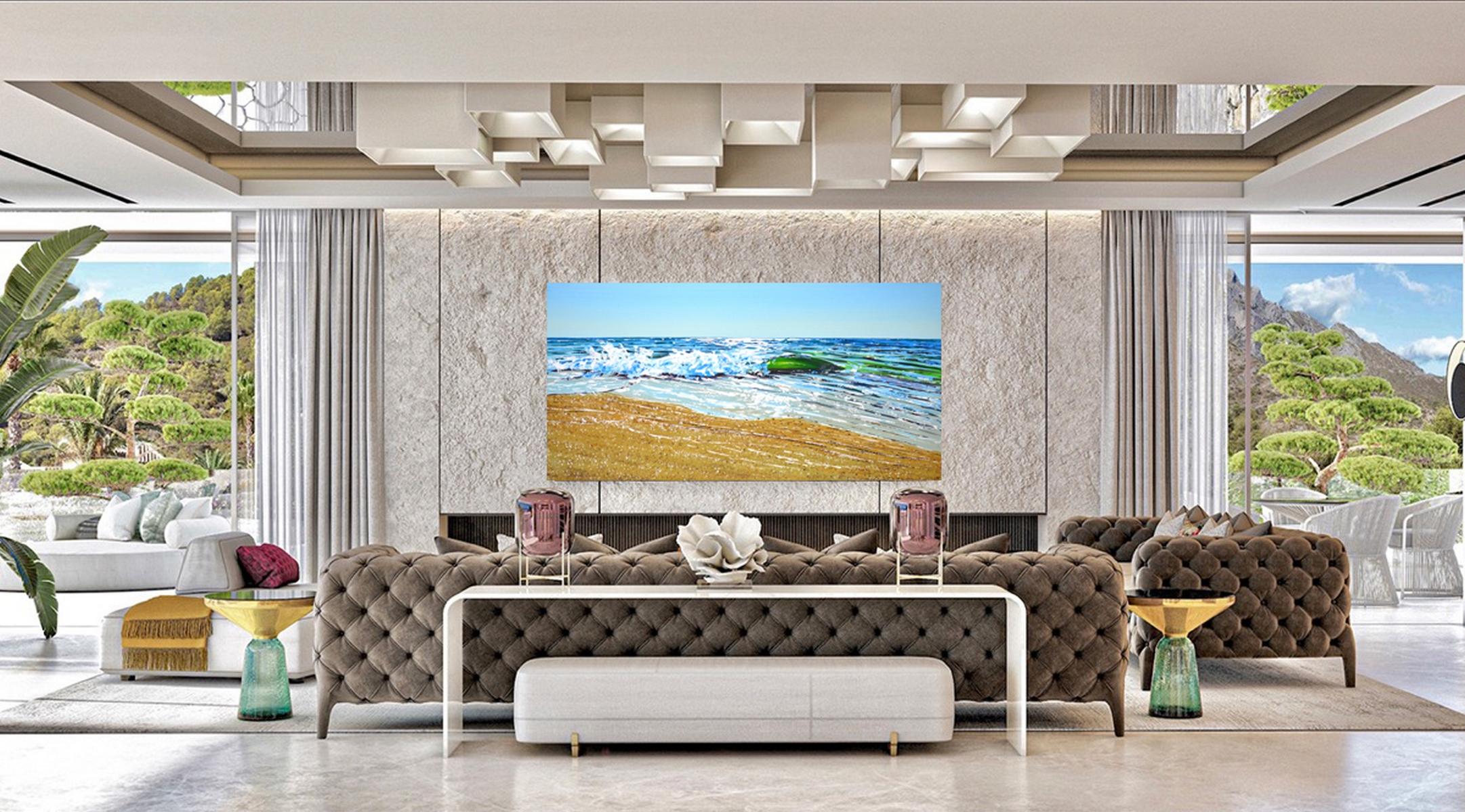 Ozean. Strand. Acrylgemälde von Iryna Kastsova, Original im Angebot 10