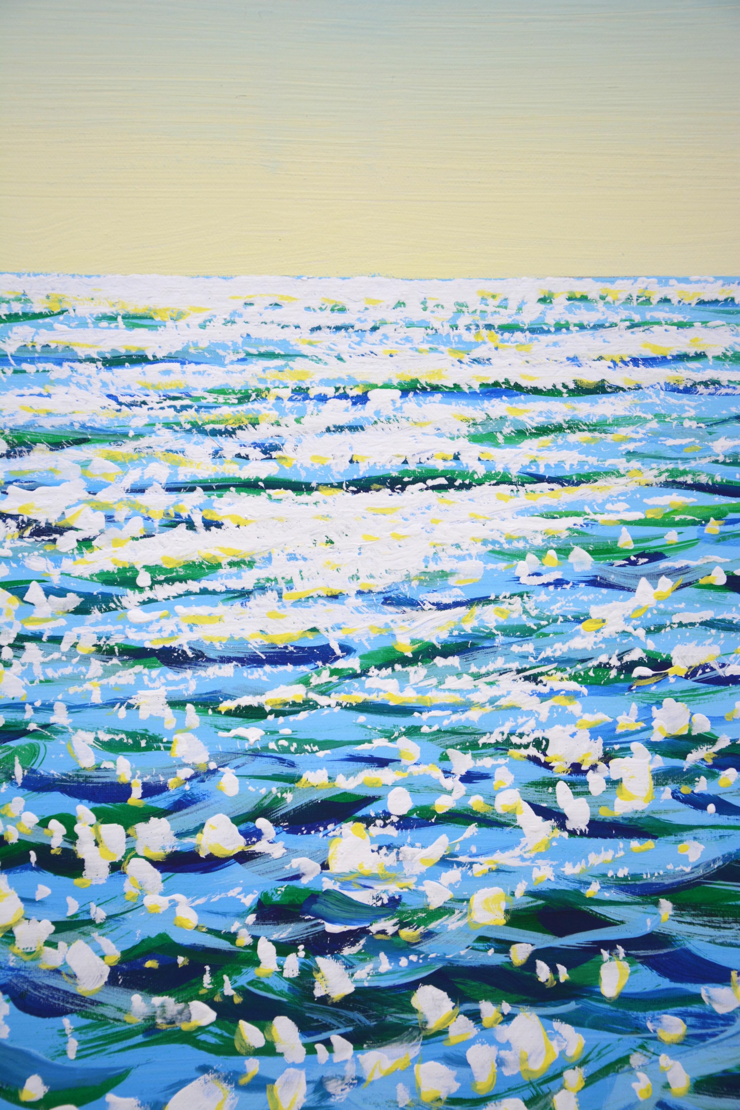 Ocean. Glare 35. - Realist Painting by Iryna Kastsova