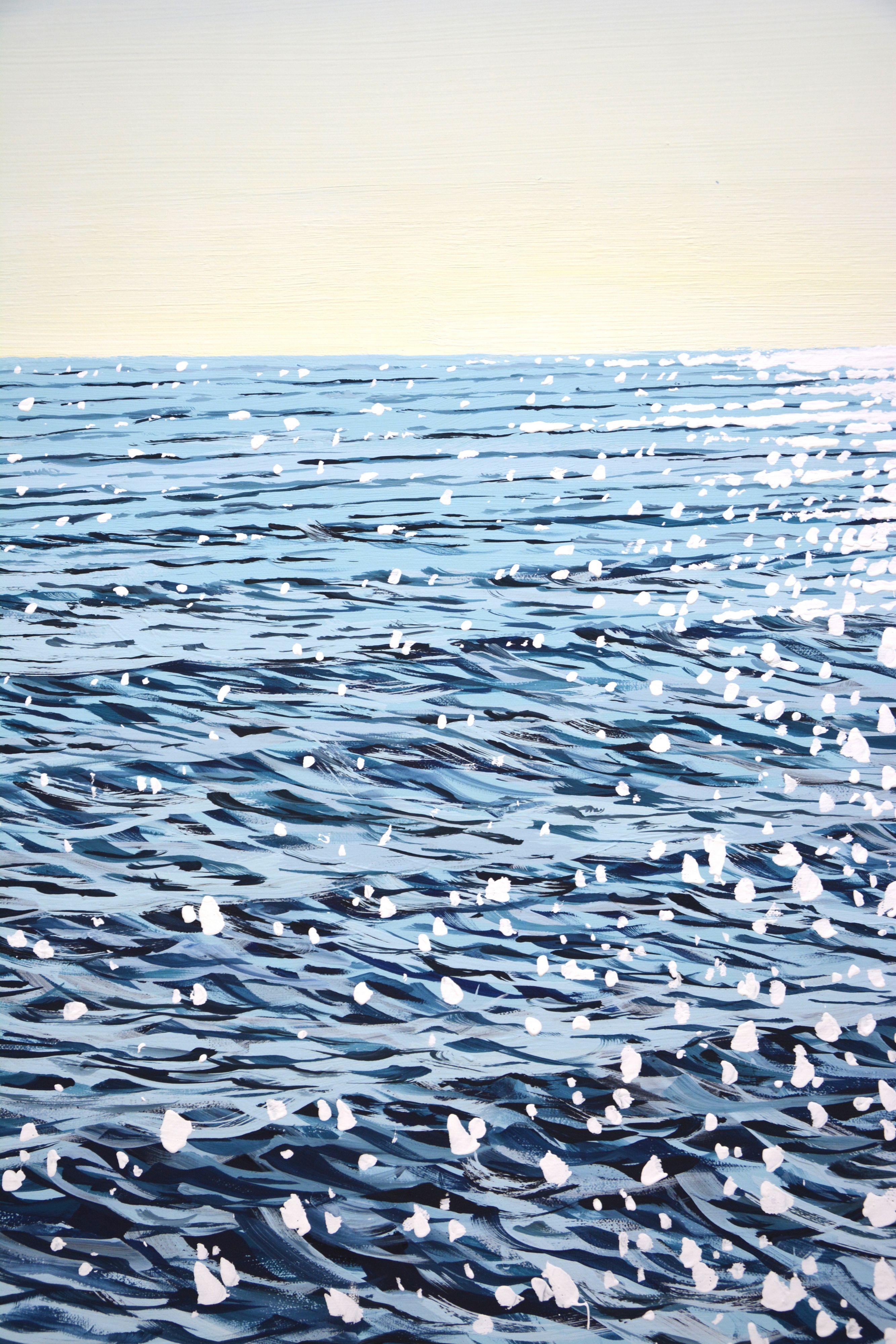 Ocean. Glare on the water 9, Painting, Acrylic on Canvas For Sale 3