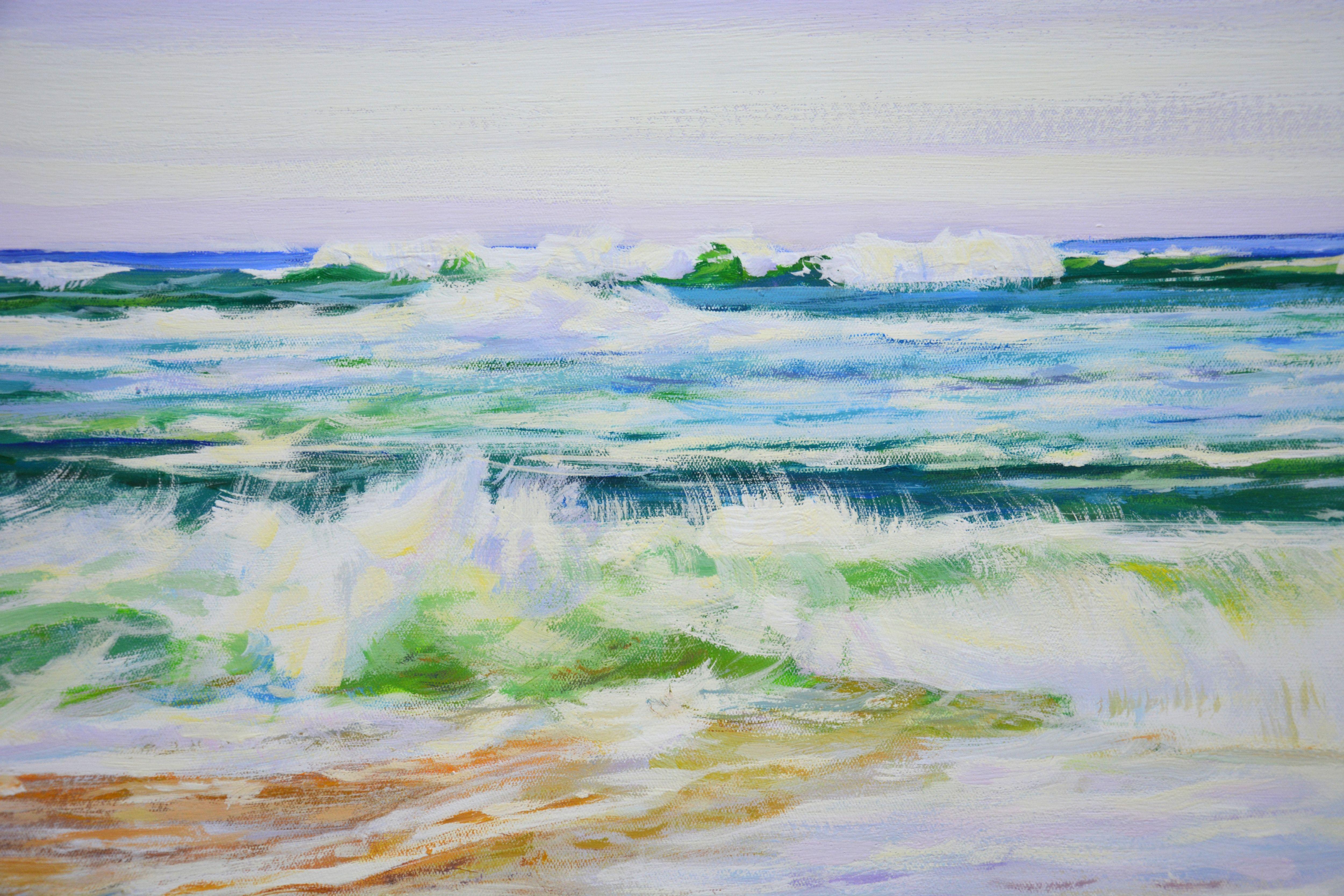 Ocean inspiration, Painting, Acrylic on Canvas For Sale 2