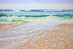 Inspiration océanique, peinture, acrylique sur toile