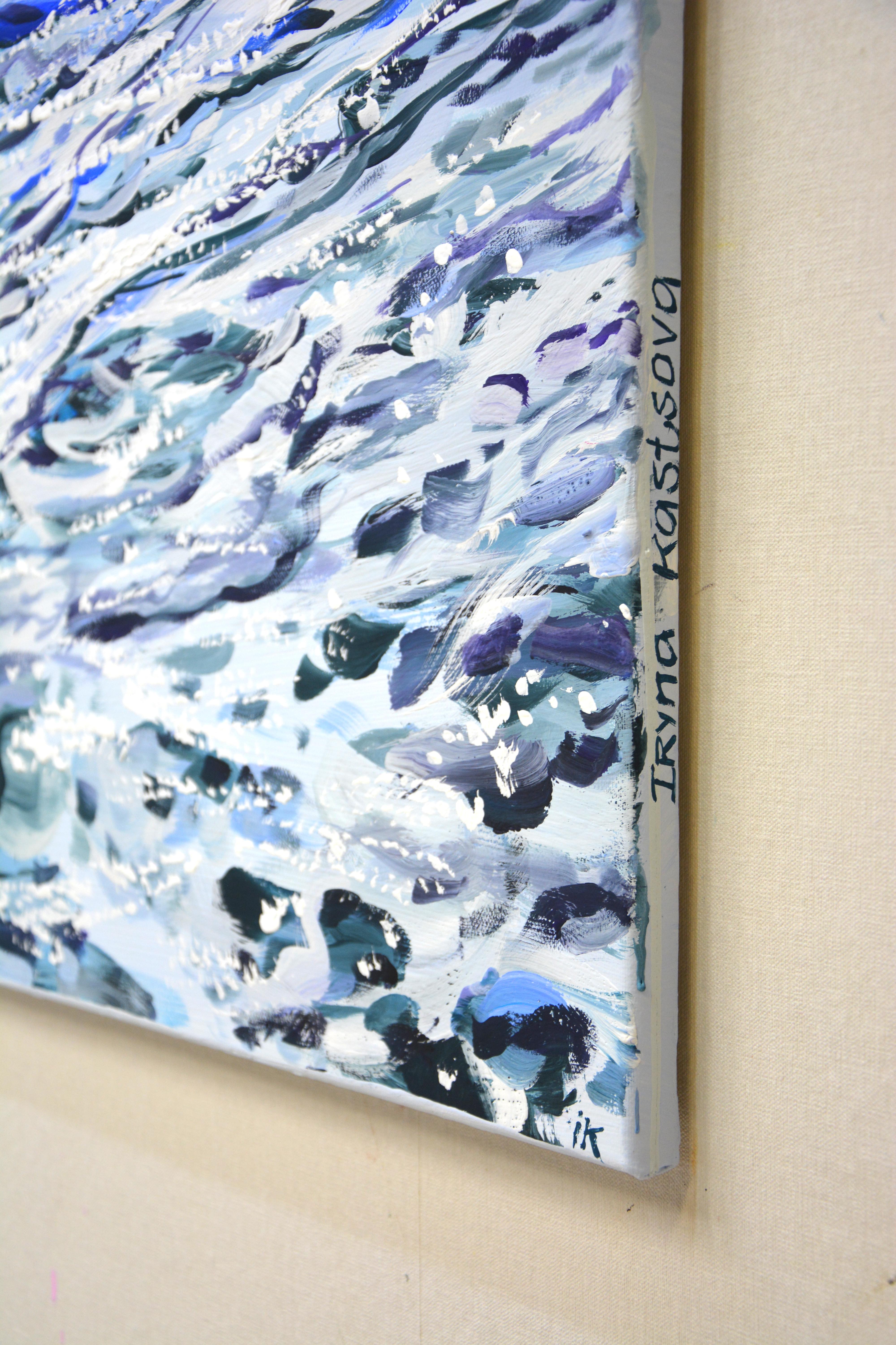 	Ocean. Light 100. - Impressionist Painting by Iryna Kastsova